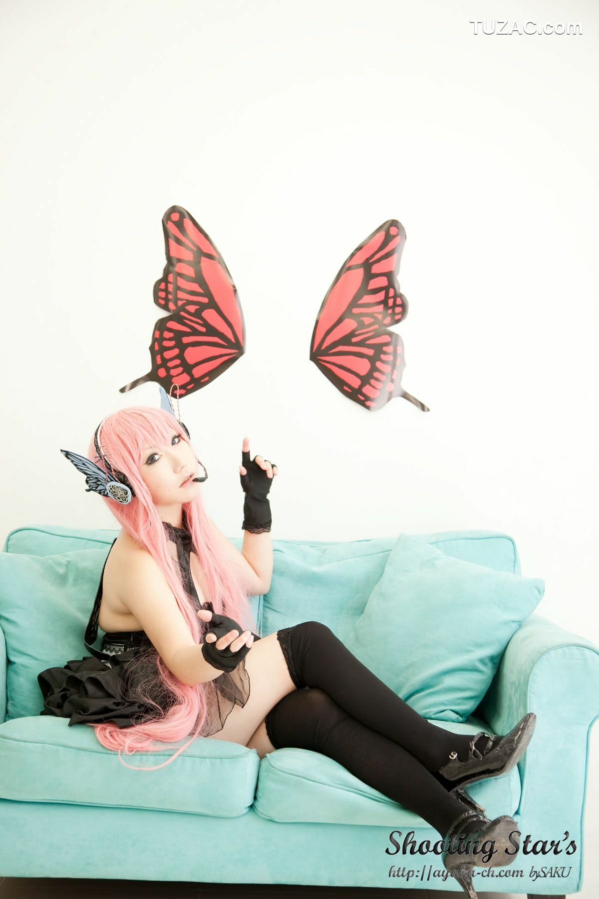 日本CosPlay_绫香 (Sakuサク) 《VOCALOID》 Megurine Luka 写真集[133P]