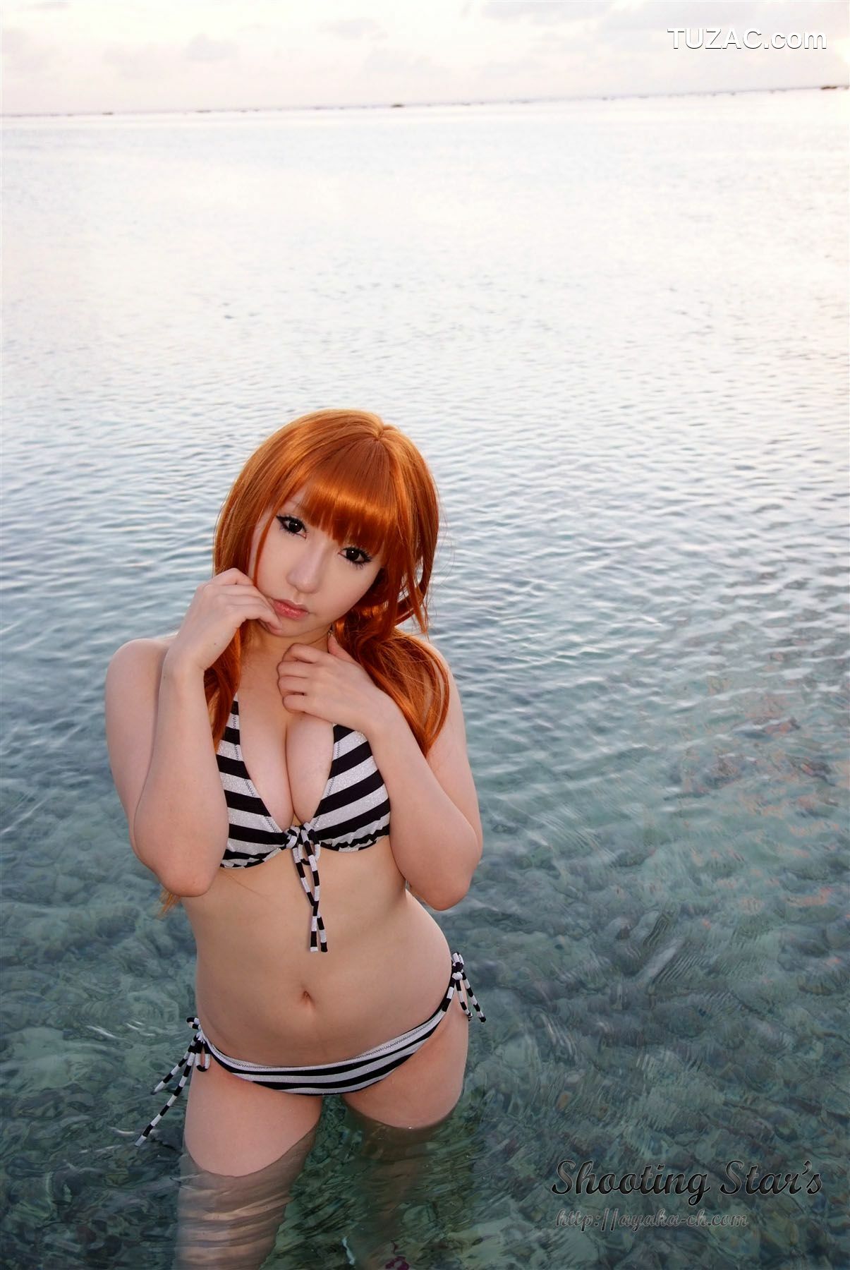 日本CosPlay_绫香 (サク Saku Ayaka) 《DEAD OR ALIVE XTREME『Cassis Orange』》 写真集