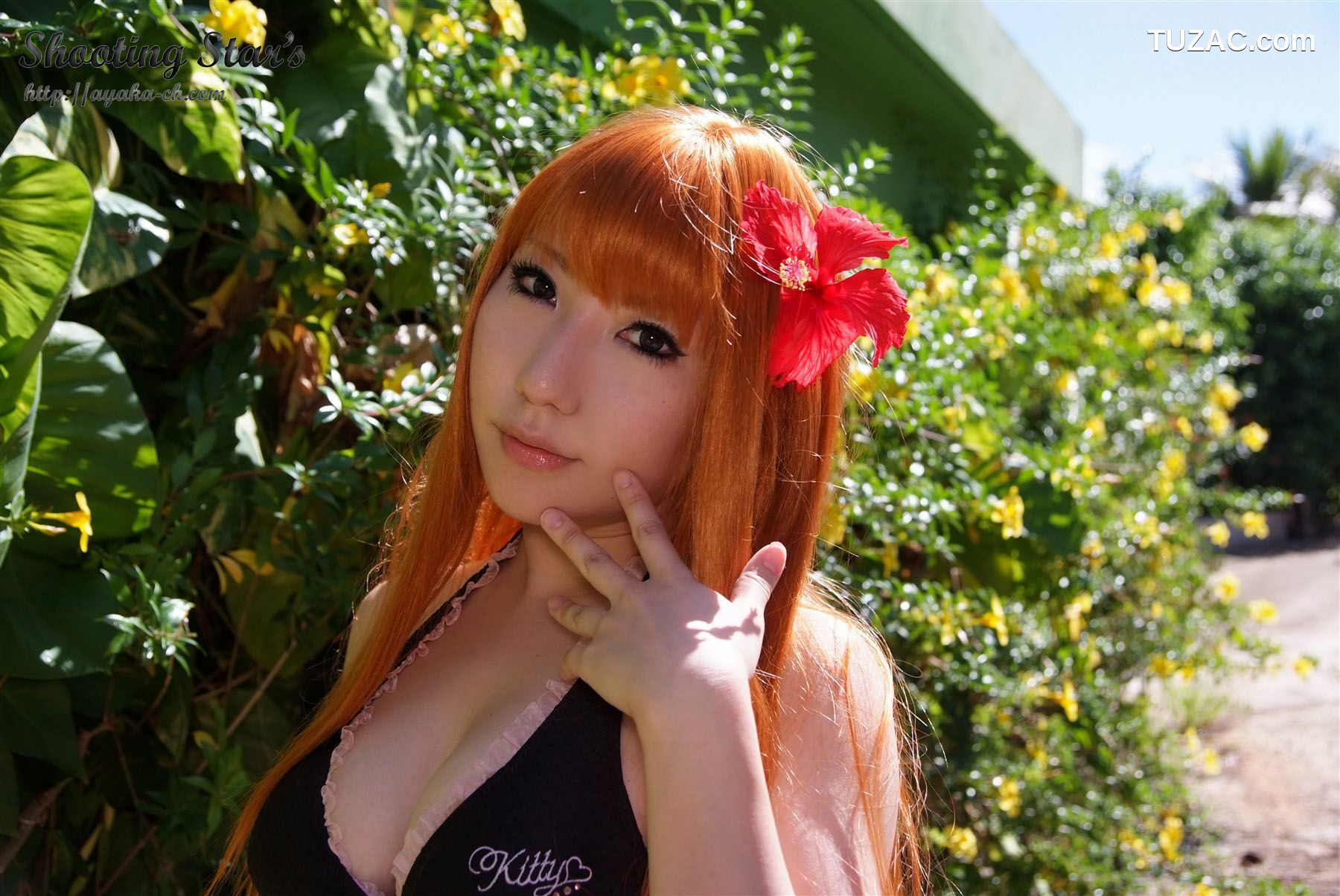日本CosPlay_绫香 (サク Saku Ayaka) 《DEAD OR ALIVE XTREME『Cassis Orange』》 写真集