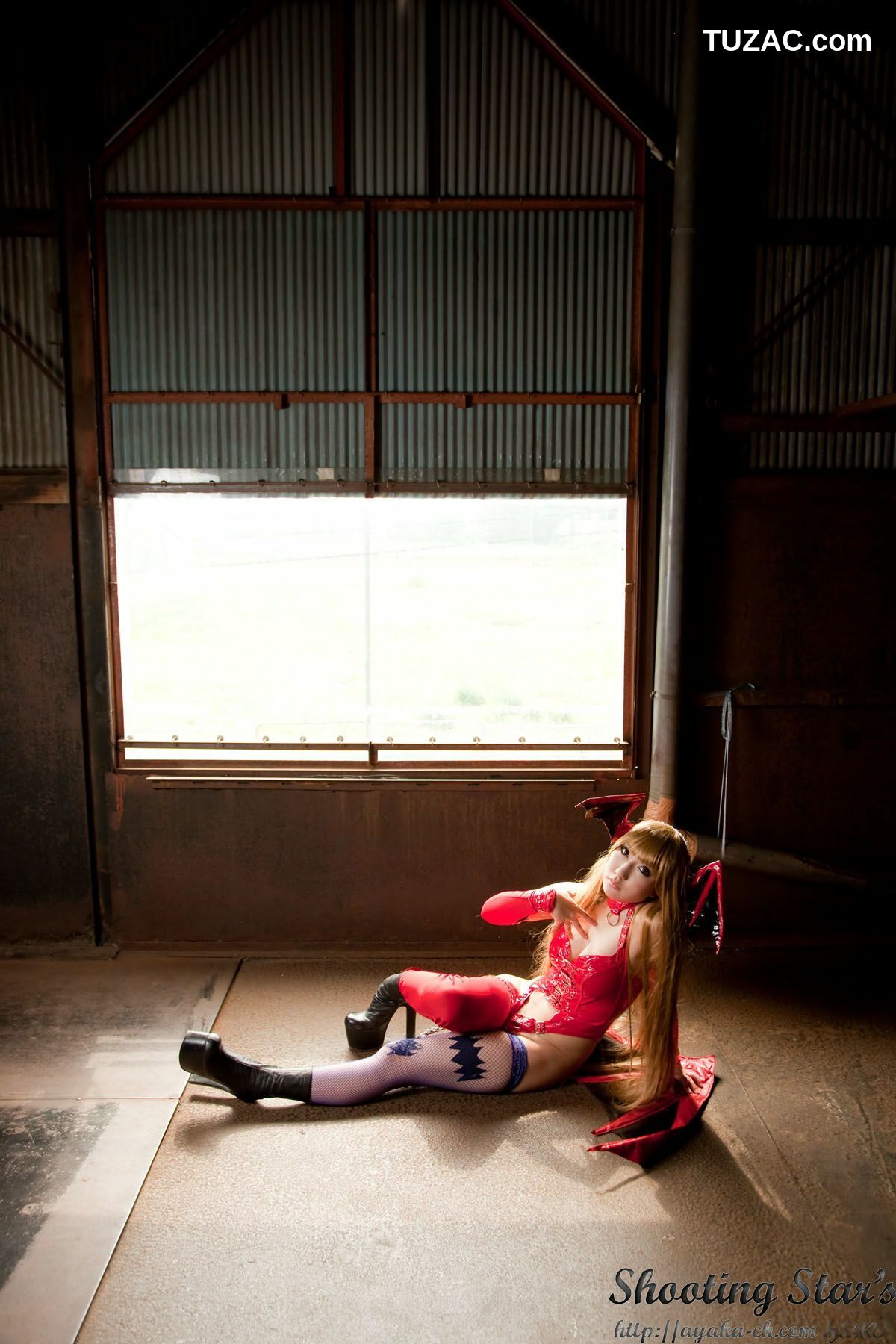 日本CosPlay_绫香 (サク Saku Ayaka) 《Vampire》Morrigan Aensland 写真集[115P]