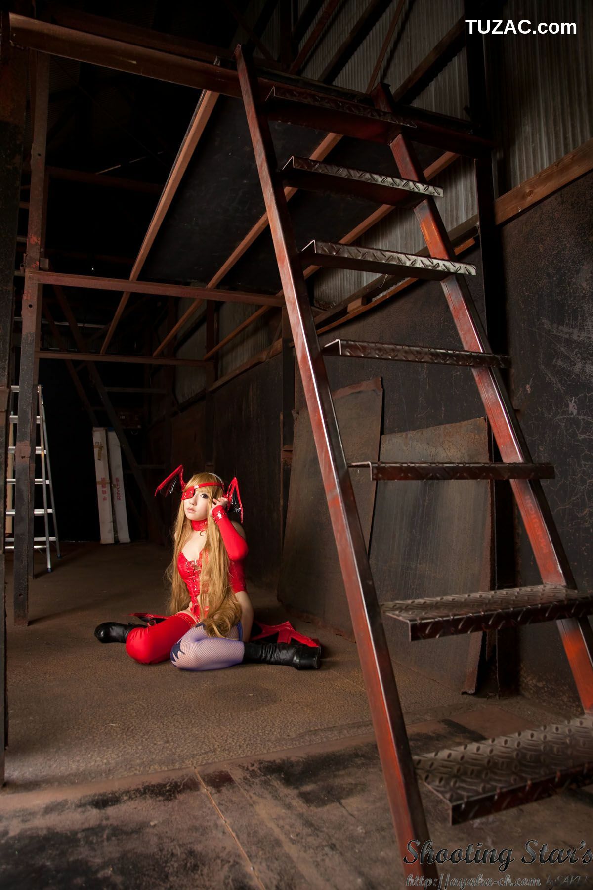 日本CosPlay_绫香 (サク Saku Ayaka) 《Vampire》Morrigan Aensland 写真集[115P]