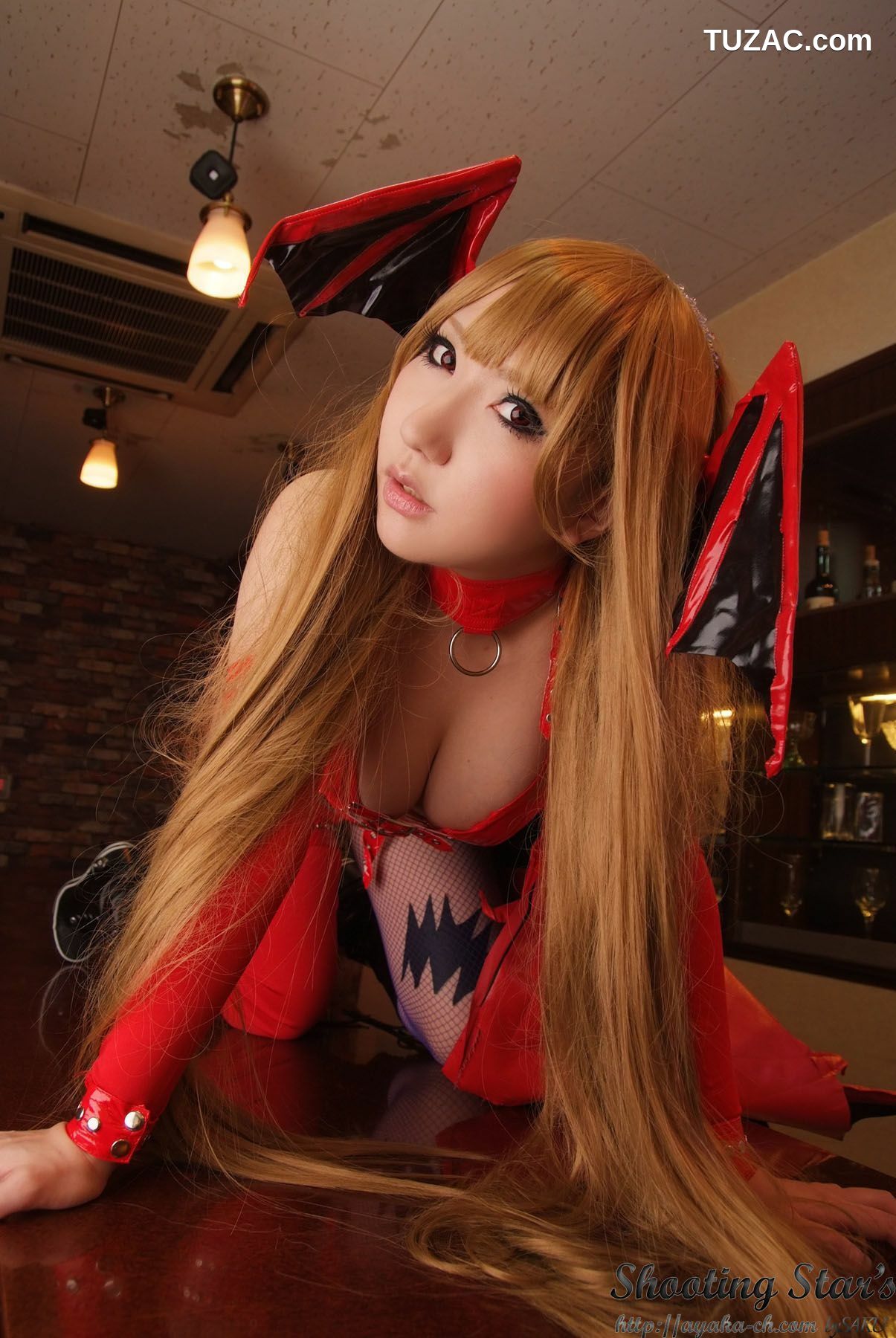 日本CosPlay_绫香 (サク Saku Ayaka) 《Vampire》Morrigan Aensland 写真集[115P]