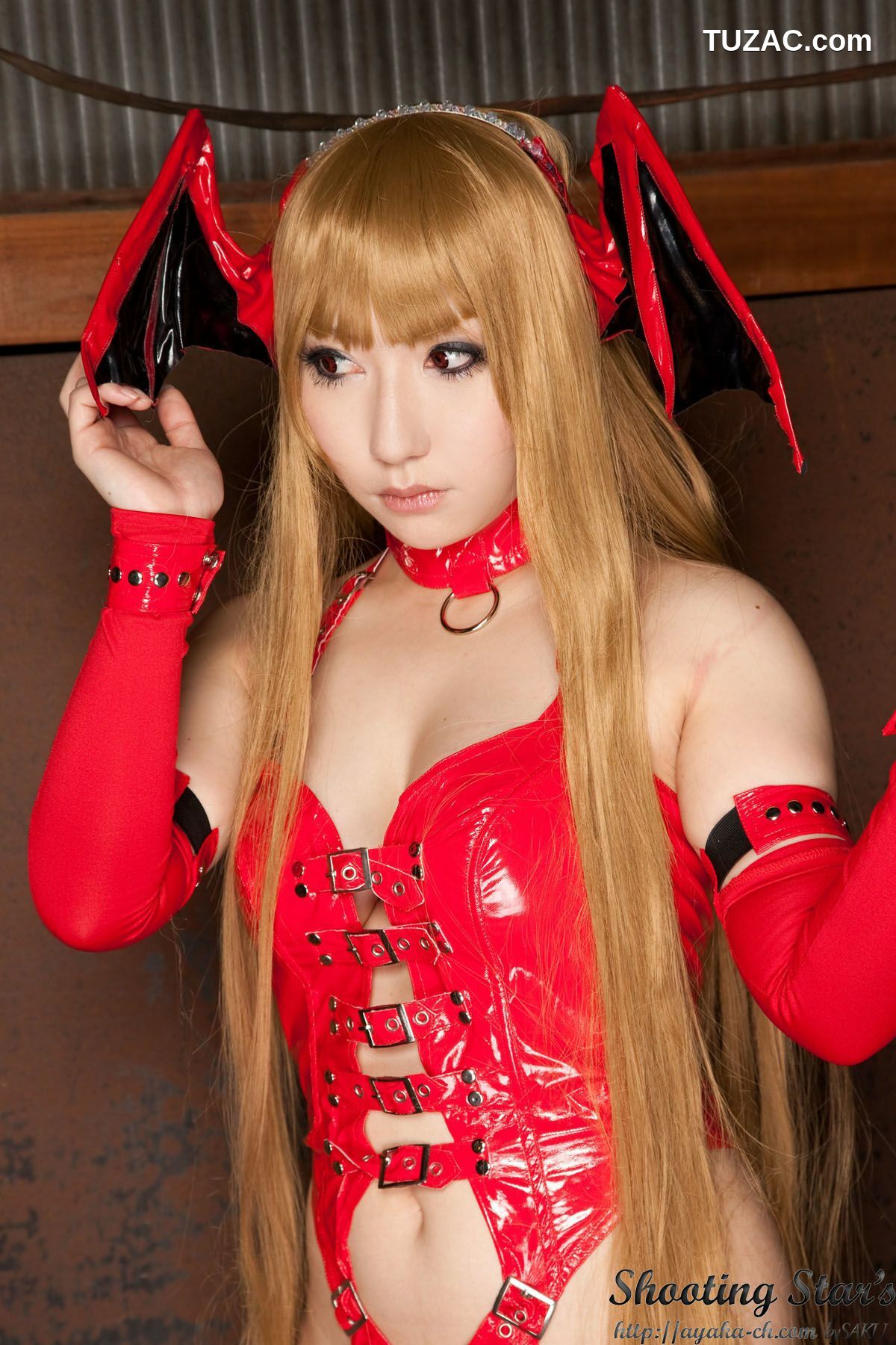 日本CosPlay_绫香 (サク Saku Ayaka) 《Vampire》Morrigan Aensland 写真集[115P]