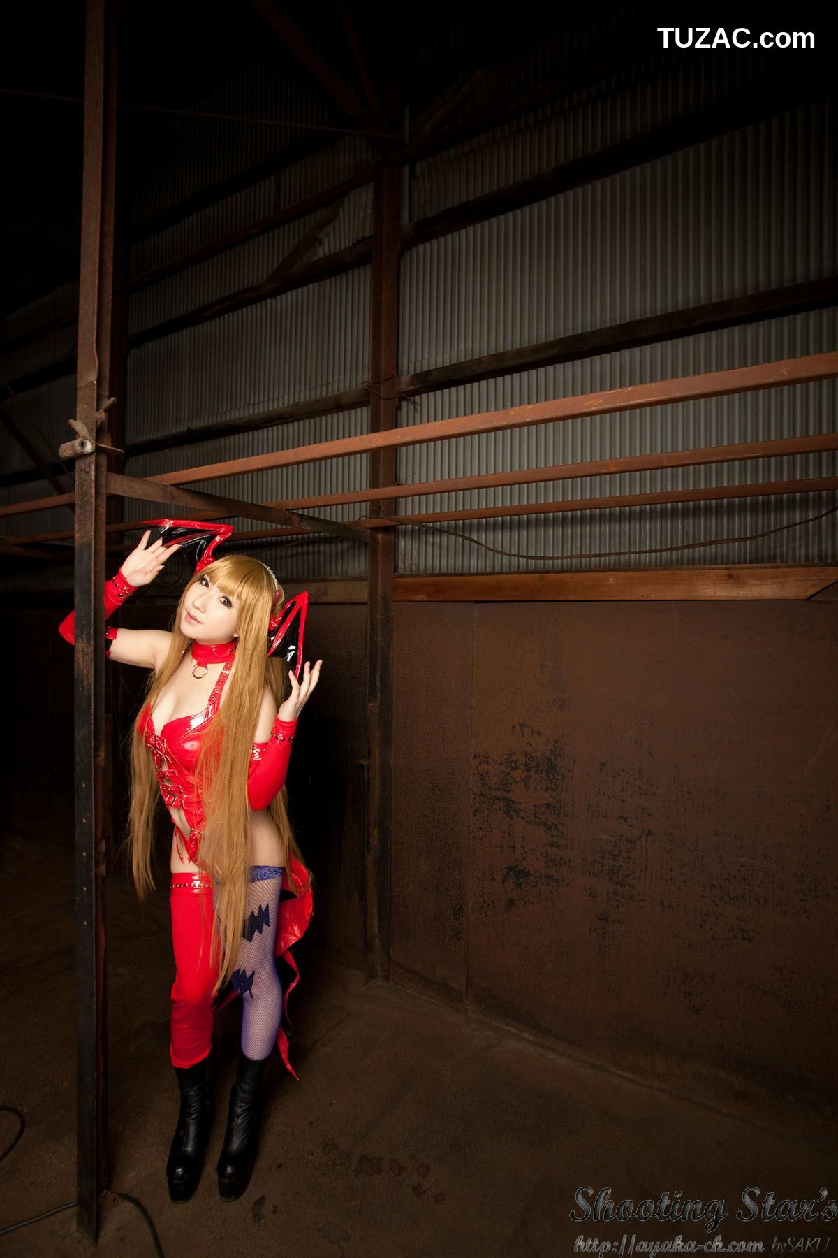 日本CosPlay_绫香 (サク Saku Ayaka) 《Vampire》Morrigan Aensland 写真集[115P]