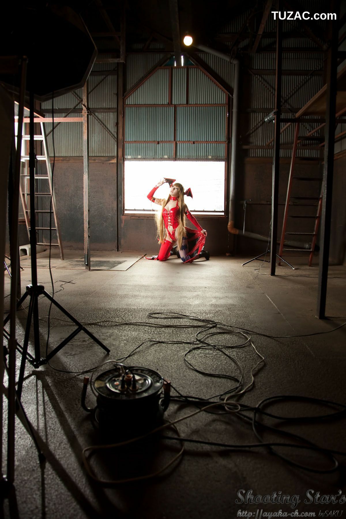 日本CosPlay_绫香 (サク Saku Ayaka) 《Vampire》Morrigan Aensland 写真集[115P]