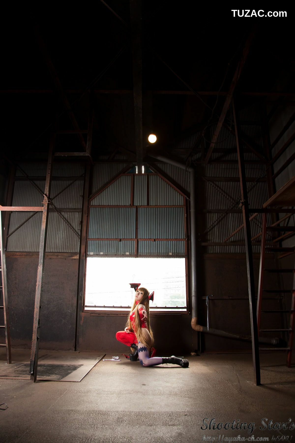 日本CosPlay_绫香 (サク Saku Ayaka) 《Vampire》Morrigan Aensland 写真集[115P]