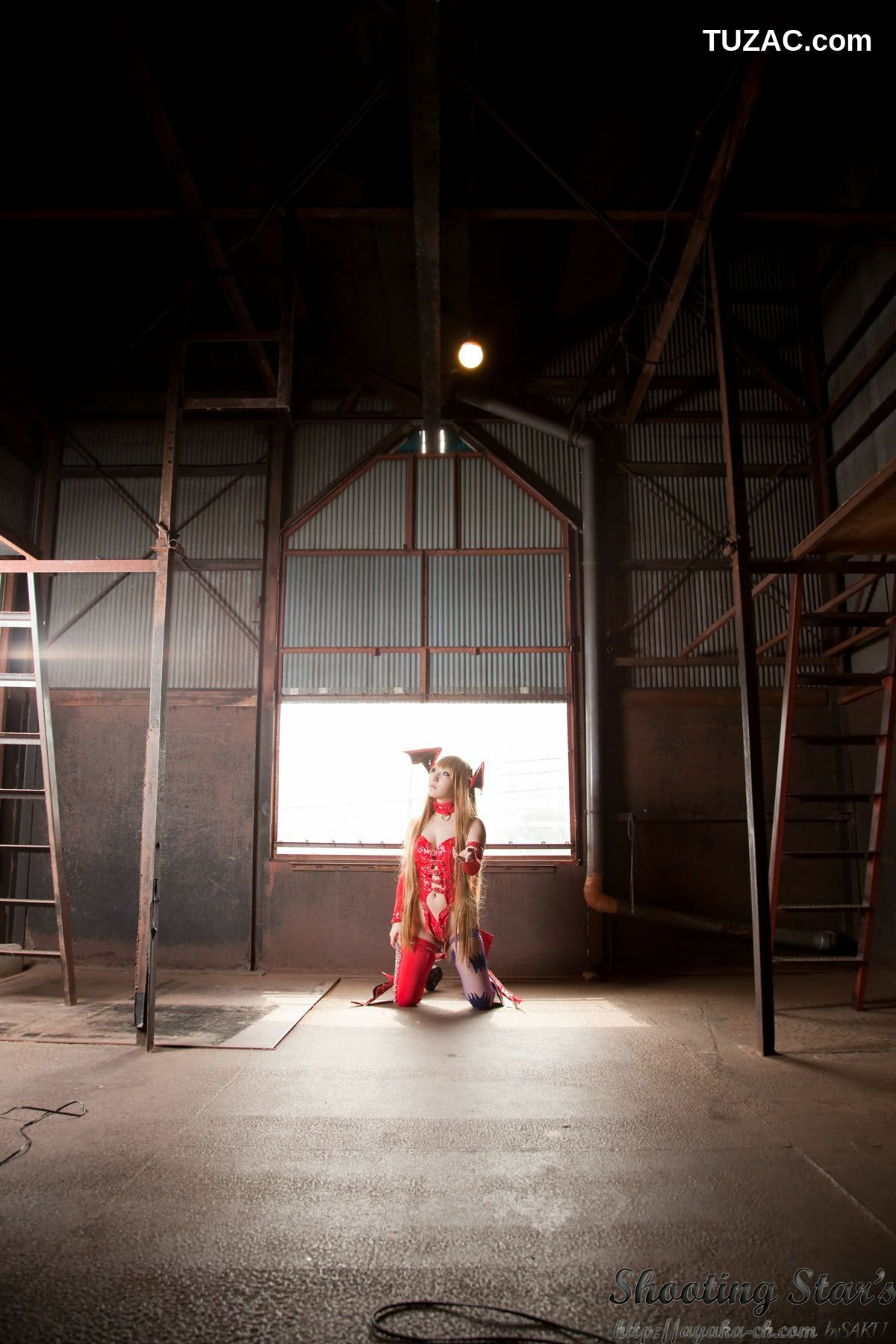 日本CosPlay_绫香 (サク Saku Ayaka) 《Vampire》Morrigan Aensland 写真集[115P]