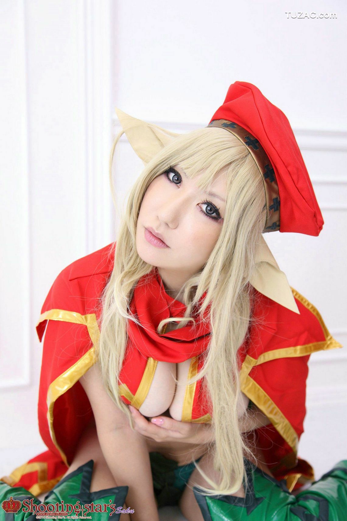 日本CosPlay_绫香サク (Saku Ayaka) 《クイーンズブレイドQueen's Blade》アイリ &amp; Alleyne 写真集