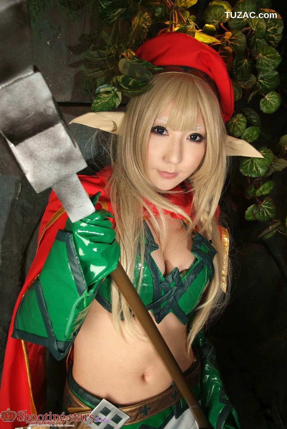日本CosPlay_绫香サク (Saku Ayaka) 《クイーンズブレイドQueen's Blade》アイリ & Alleyne 写真集