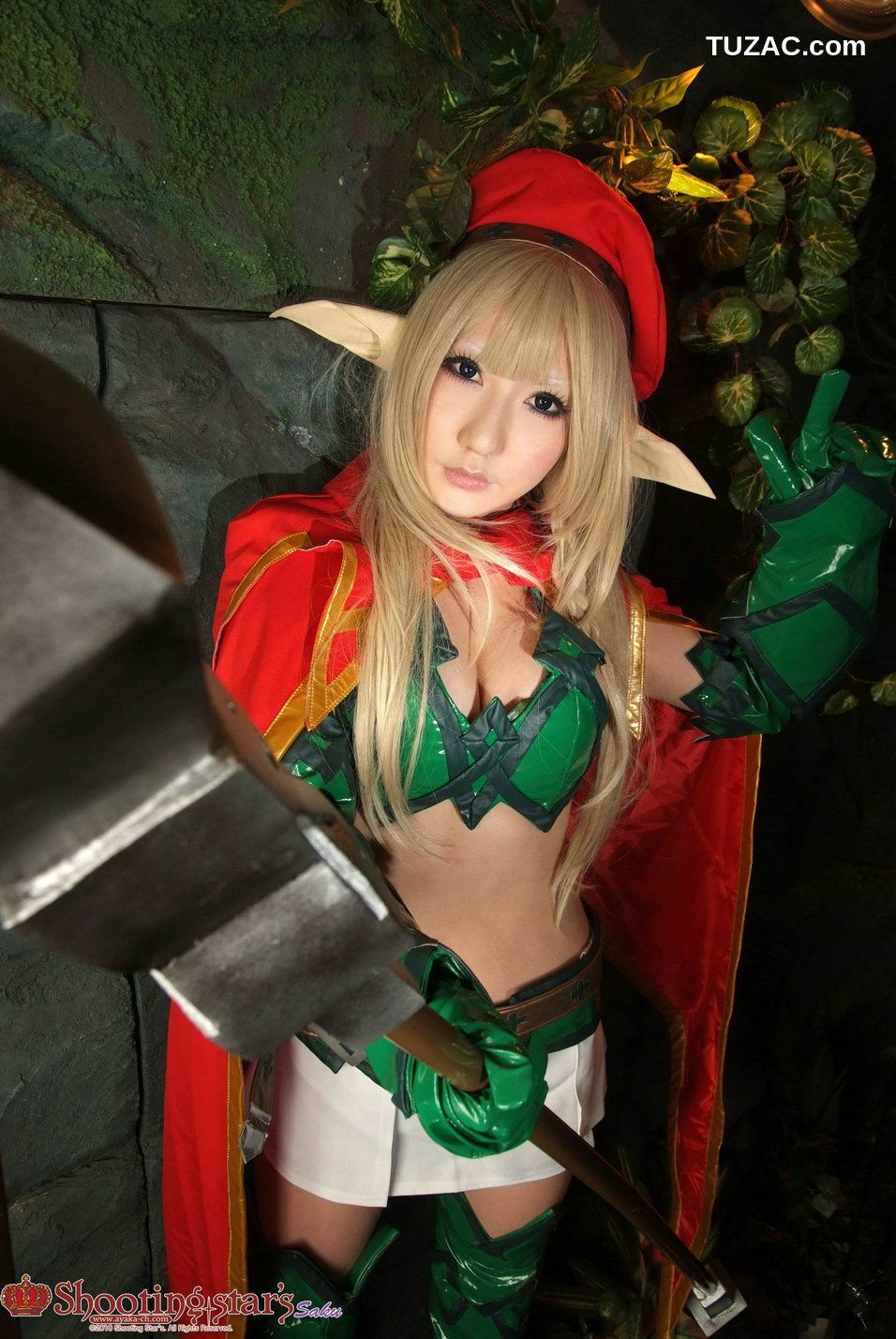 日本CosPlay_绫香サク (Saku Ayaka) 《クイーンズブレイドQueen's Blade》アイリ & Alleyne 写真集