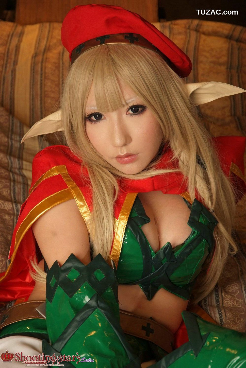 日本CosPlay_绫香サク (Saku Ayaka) 《クイーンズブレイドQueen's Blade》アイリ & Alleyne 写真集