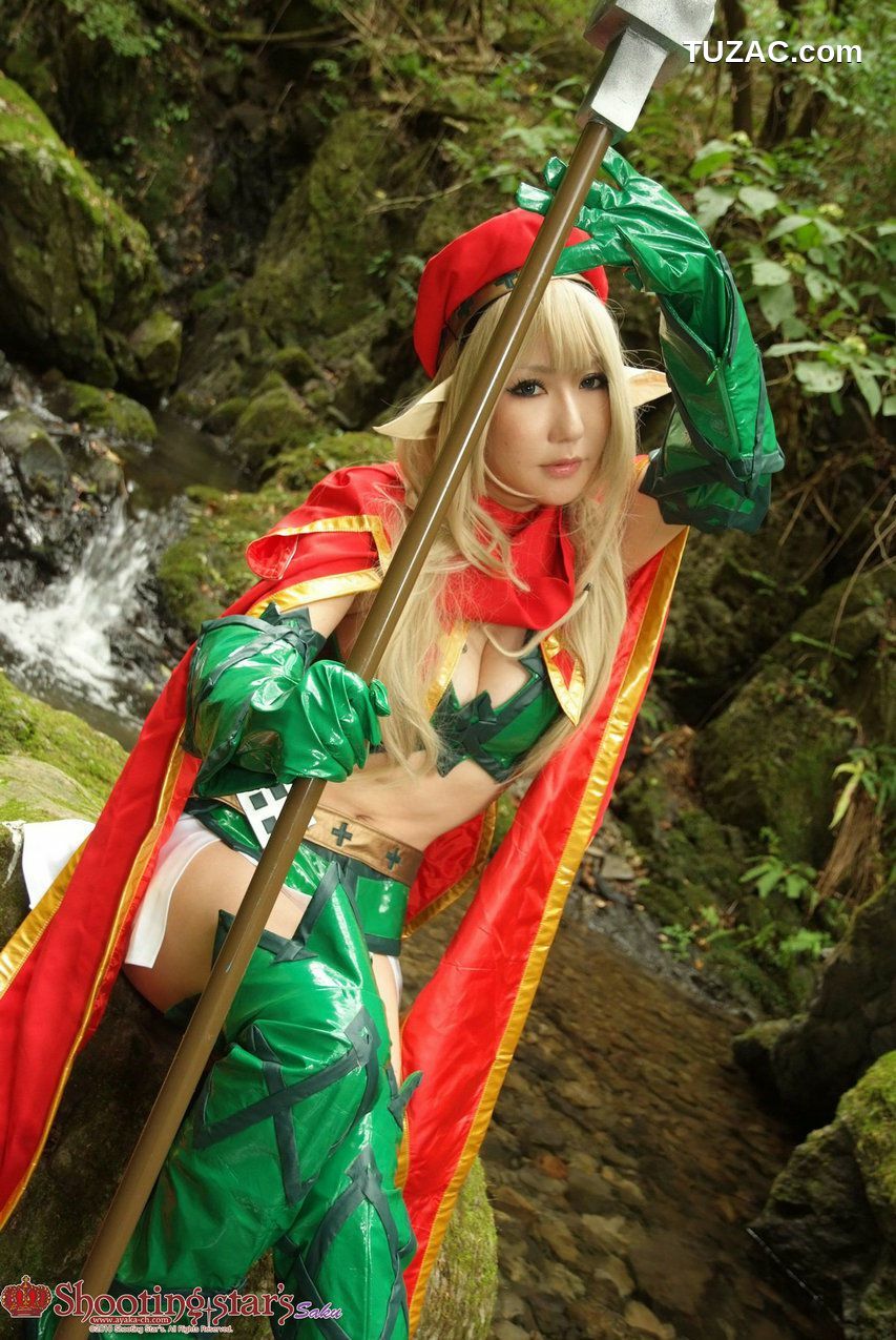 日本CosPlay_绫香サク (Saku Ayaka) 《クイーンズブレイドQueen's Blade》アイリ & Alleyne 写真集