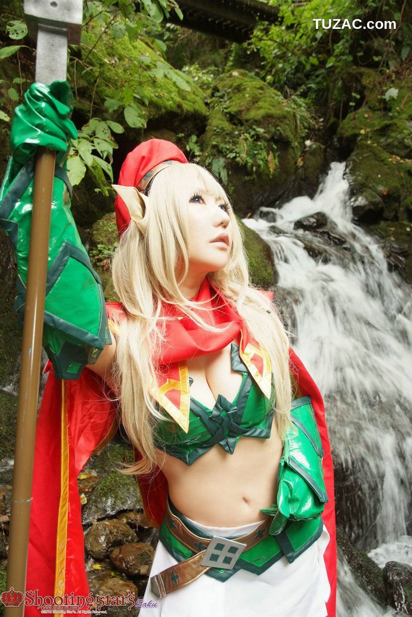 日本CosPlay_绫香サク (Saku Ayaka) 《クイーンズブレイドQueen's Blade》アイリ & Alleyne 写真集