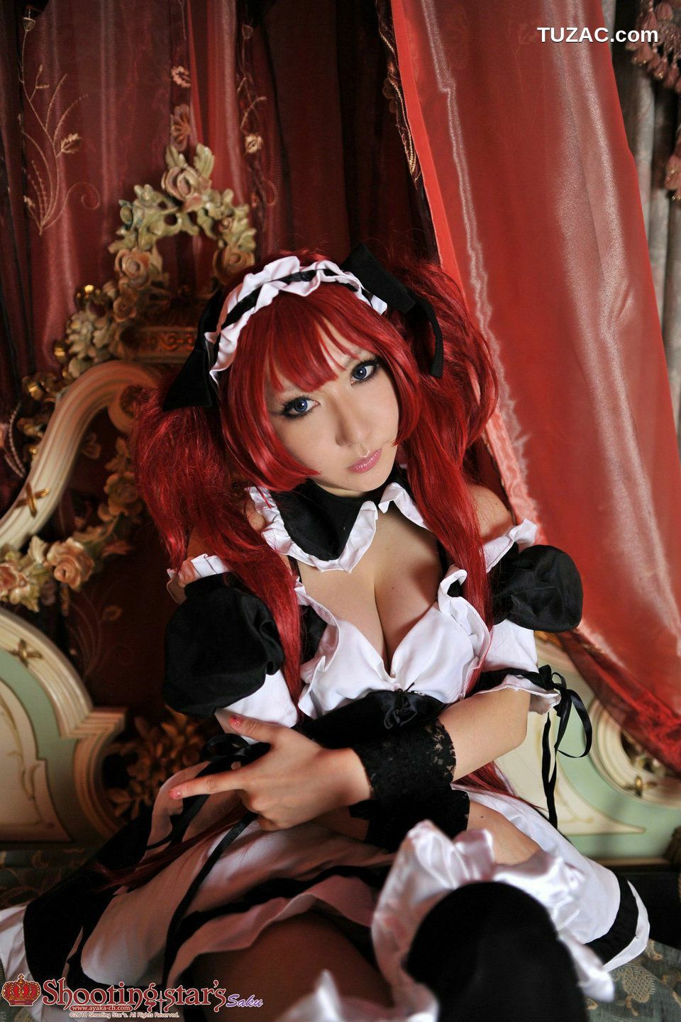 日本CosPlay_绫香サク (Saku Ayaka) 《クイーンズブレイドQueen's Blade》アイリ &amp; Alleyne 写真集