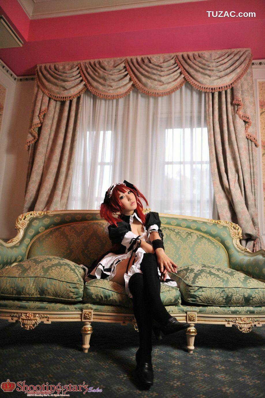 日本CosPlay_绫香サク (Saku Ayaka) 《クイーンズブレイドQueen's Blade》アイリ &amp; Alleyne 写真集