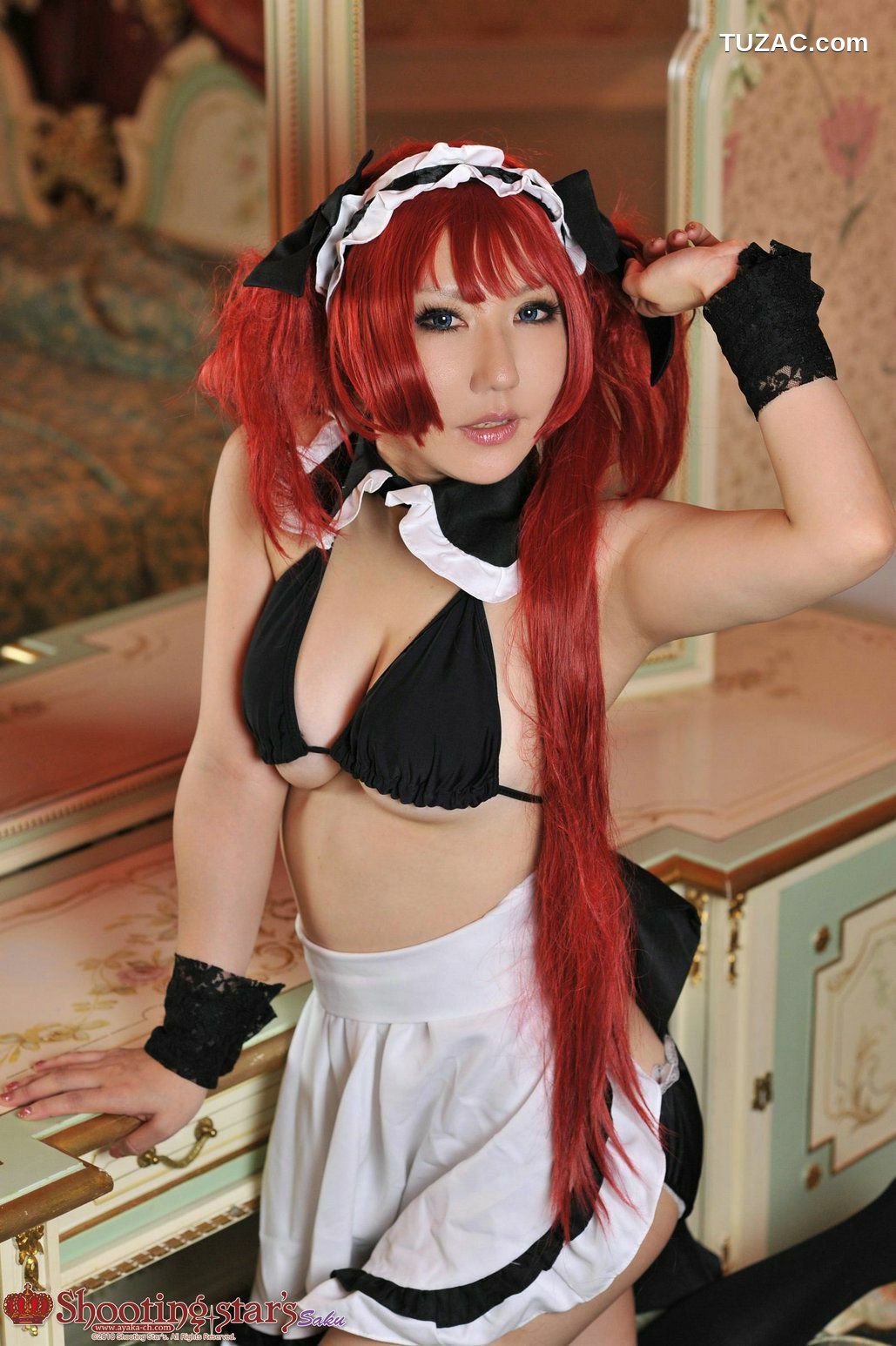 日本CosPlay_绫香サク (Saku Ayaka) 《クイーンズブレイドQueen's Blade》アイリ & Alleyne 写真集