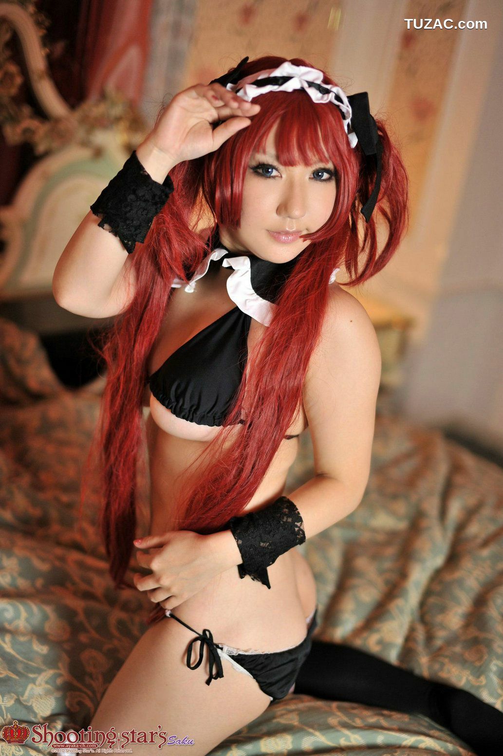日本CosPlay_绫香サク (Saku Ayaka) 《クイーンズブレイドQueen's Blade》アイリ & Alleyne 写真集