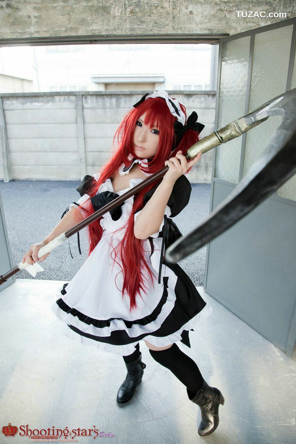 日本CosPlay_绫香サク (Saku Ayaka) 《クイーンズブレイドQueen's Blade》アイリ & Alleyne 写真集