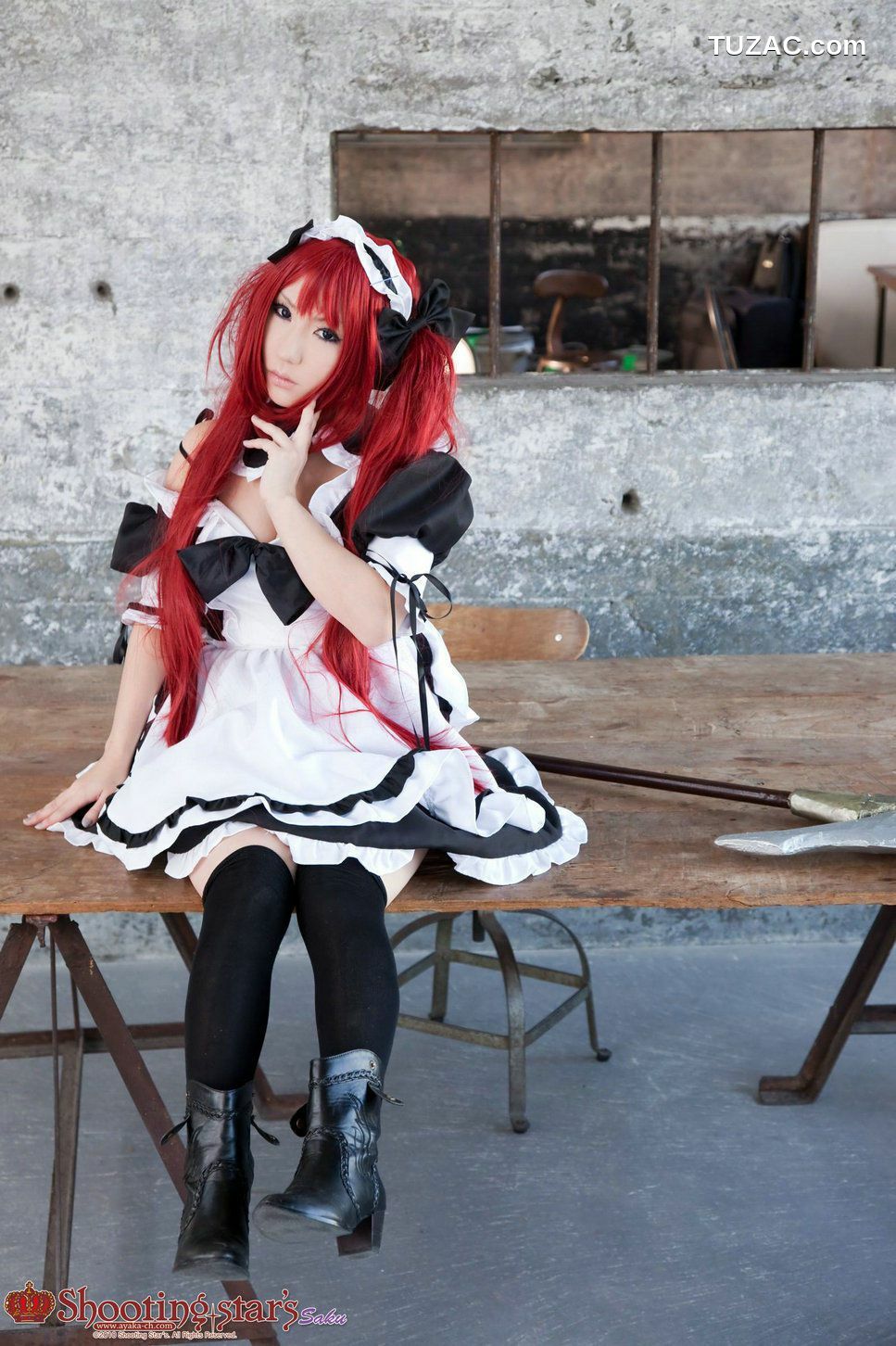 日本CosPlay_绫香サク (Saku Ayaka) 《クイーンズブレイドQueen's Blade》アイリ & Alleyne 写真集