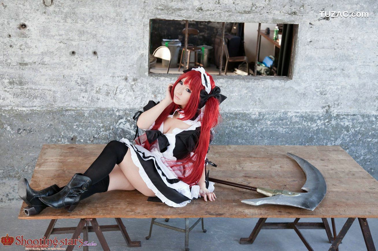 日本CosPlay_绫香サク (Saku Ayaka) 《クイーンズブレイドQueen's Blade》アイリ & Alleyne 写真集