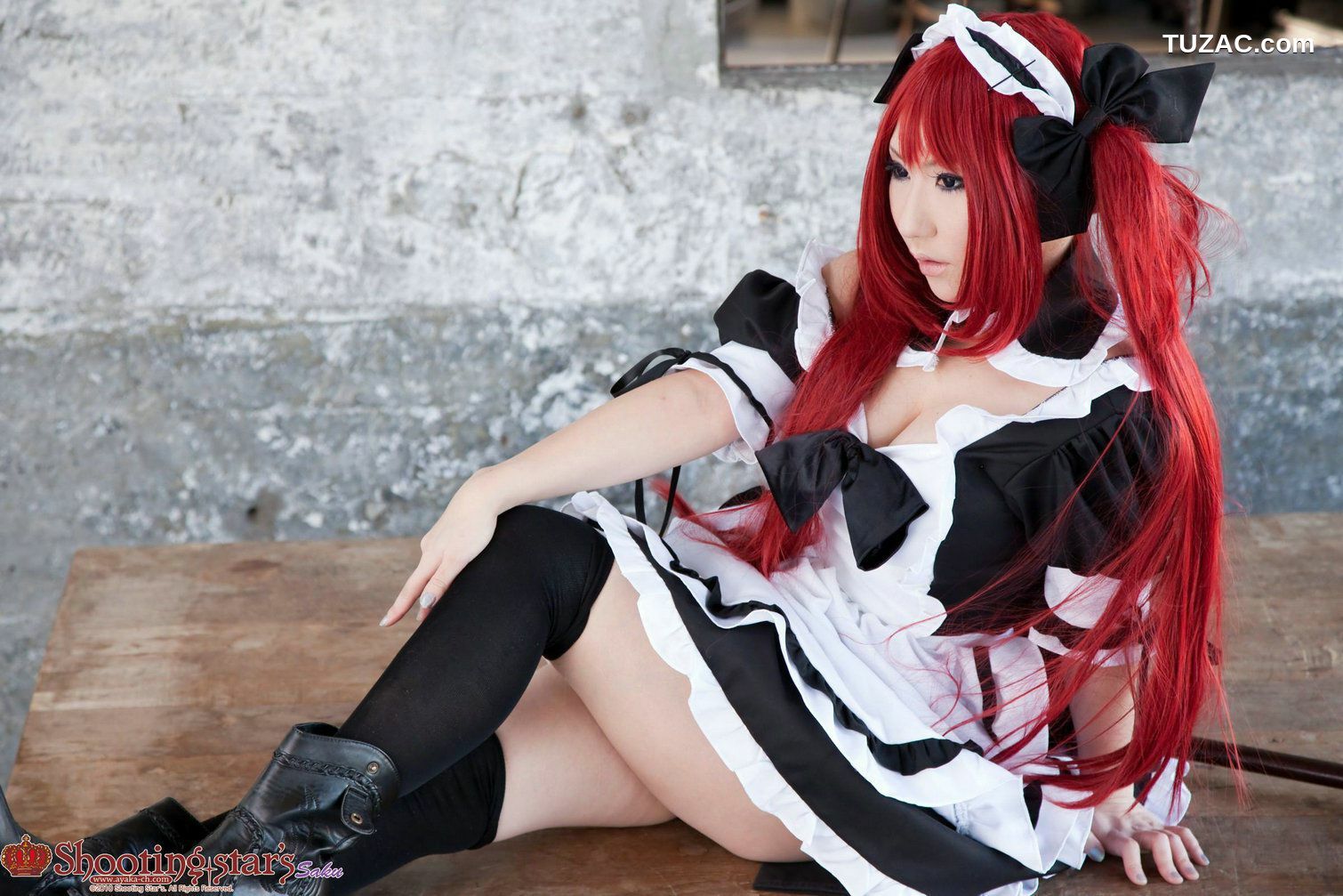 日本CosPlay_绫香サク (Saku Ayaka) 《クイーンズブレイドQueen's Blade》アイリ & Alleyne 写真集