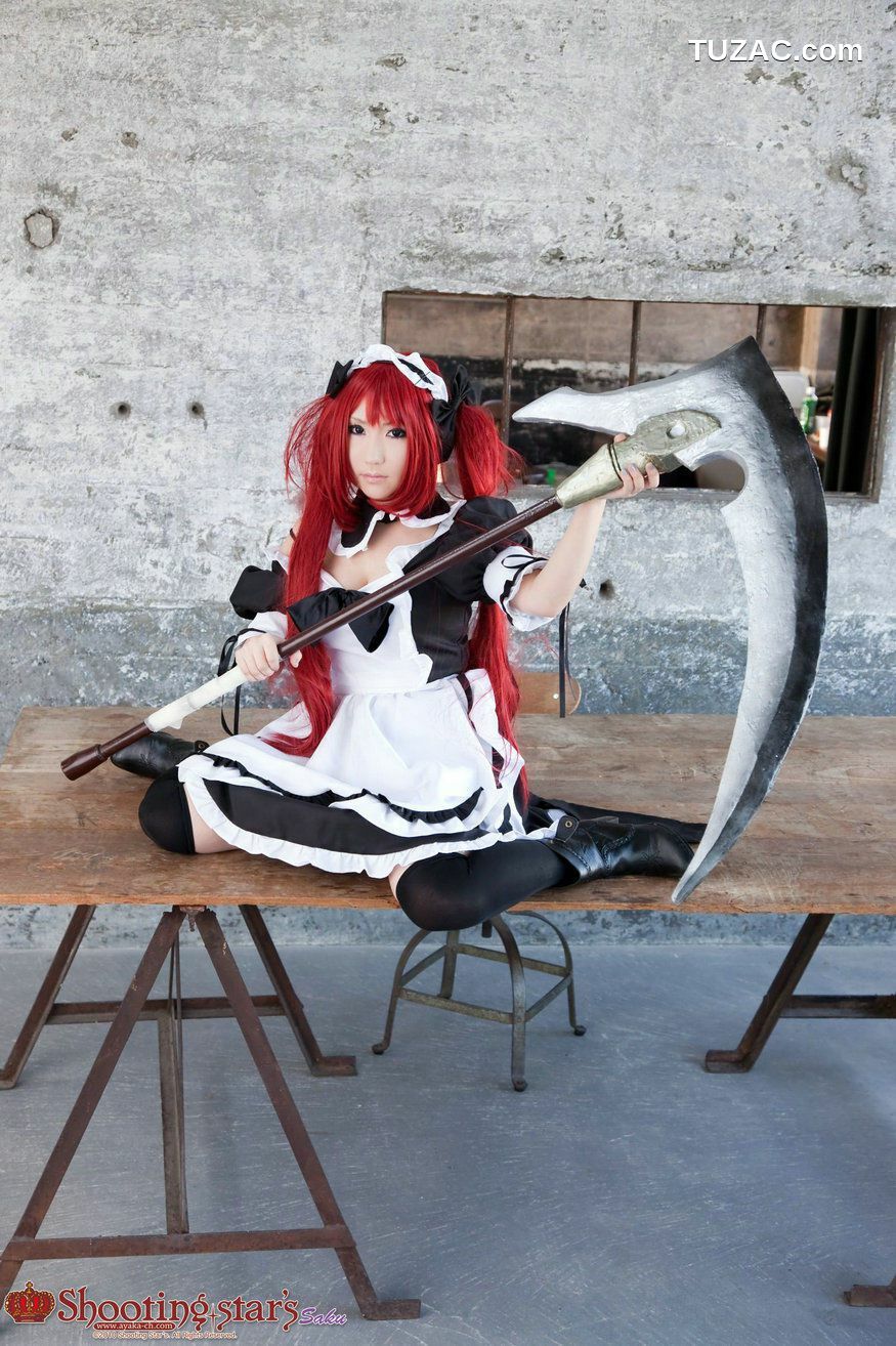 日本CosPlay_绫香サク (Saku Ayaka) 《クイーンズブレイドQueen's Blade》アイリ & Alleyne 写真集