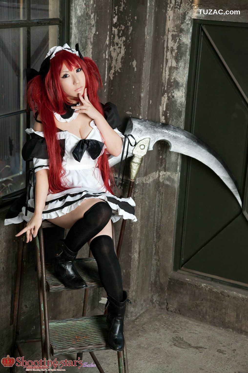 日本CosPlay_绫香サク (Saku Ayaka) 《クイーンズブレイドQueen's Blade》アイリ & Alleyne 写真集