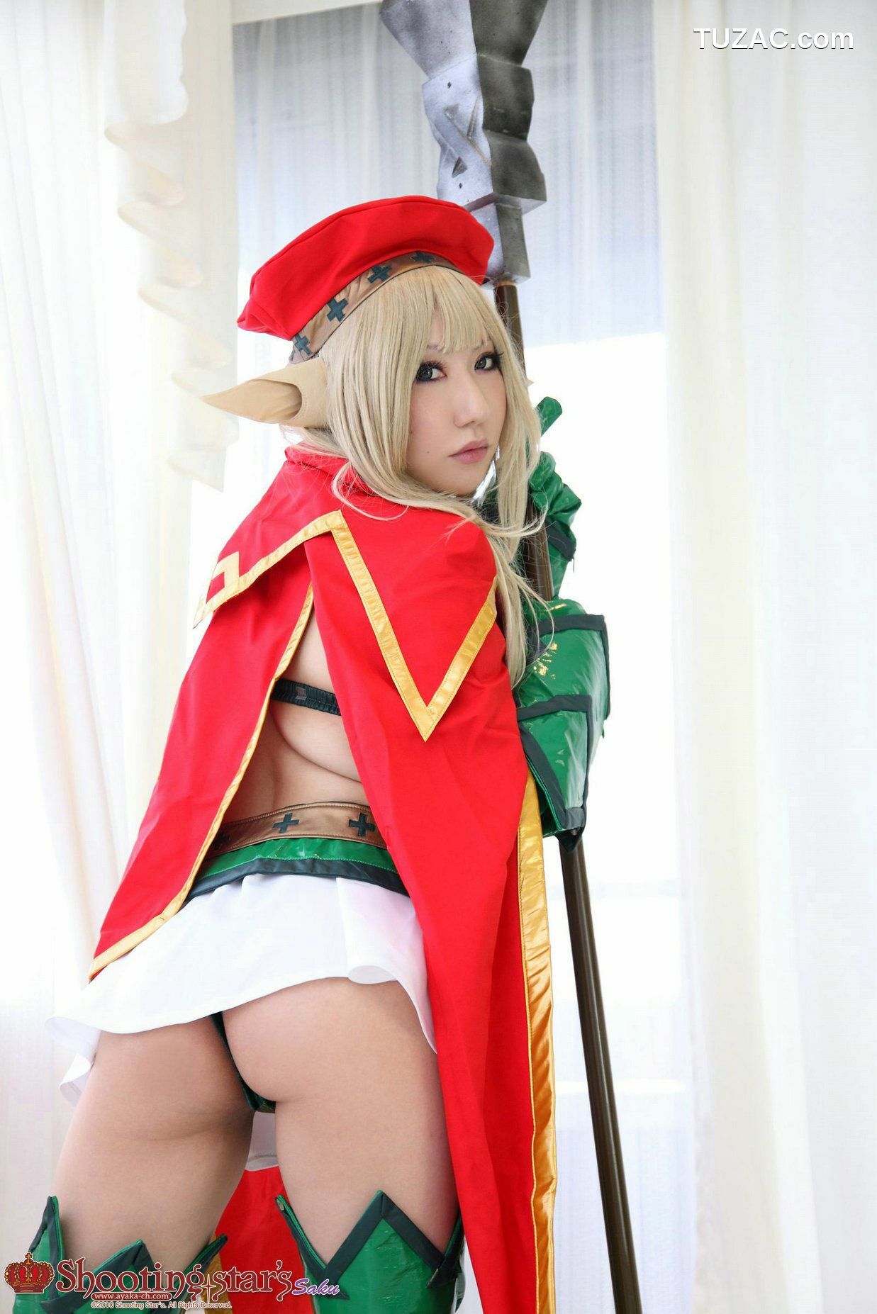 日本CosPlay_绫香サク (Saku Ayaka) 《クイーンズブレイドQueen's Blade》アイリ & Alleyne 写真集