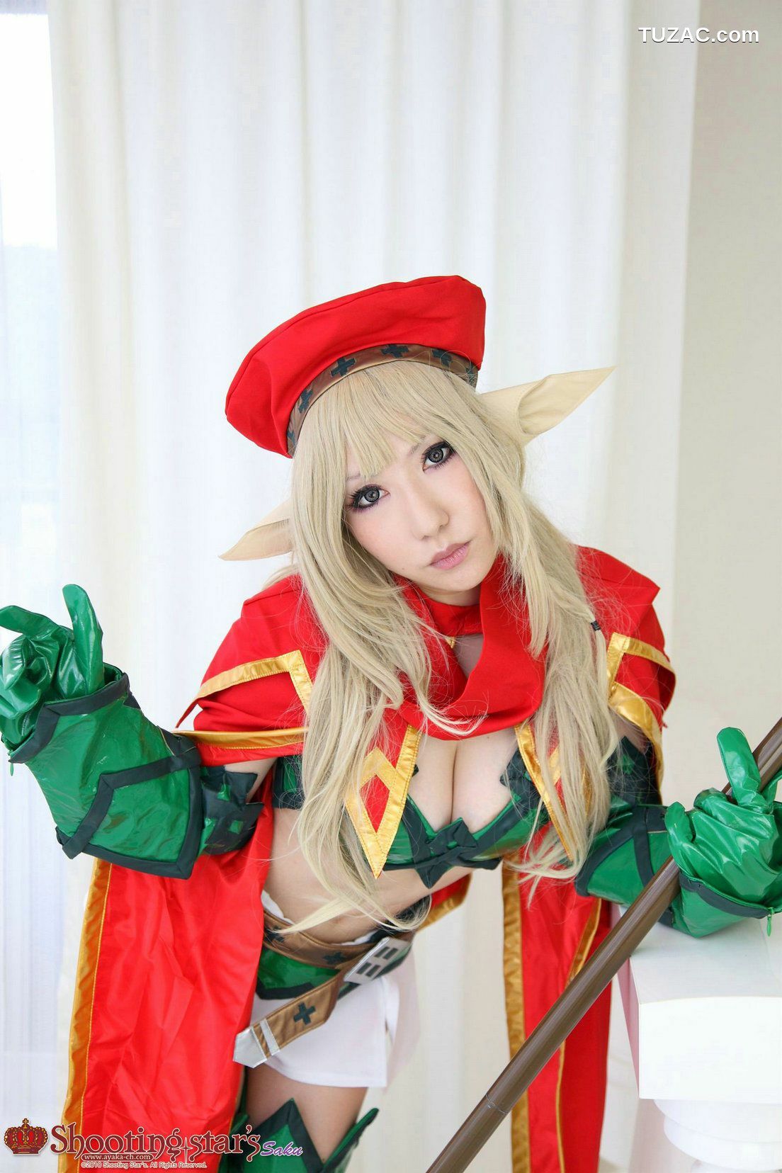 日本CosPlay_绫香サク (Saku Ayaka) 《クイーンズブレイドQueen's Blade》アイリ & Alleyne 写真集