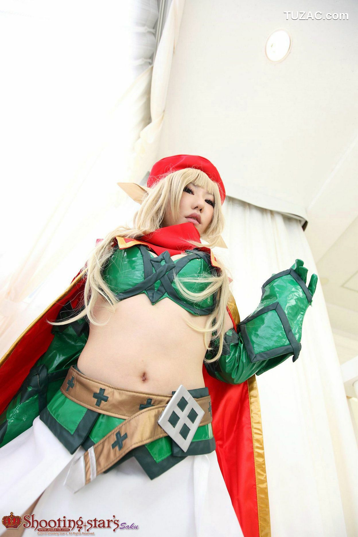 日本CosPlay_绫香サク (Saku Ayaka) 《クイーンズブレイドQueen's Blade》アイリ & Alleyne 写真集