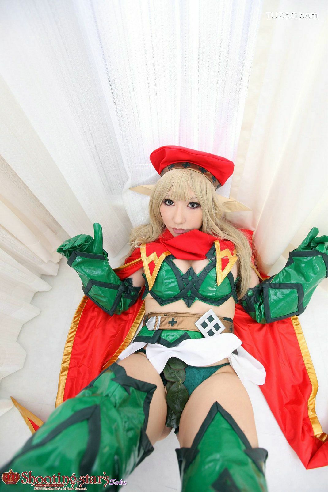 日本CosPlay_绫香サク (Saku Ayaka) 《クイーンズブレイドQueen's Blade》アイリ & Alleyne 写真集