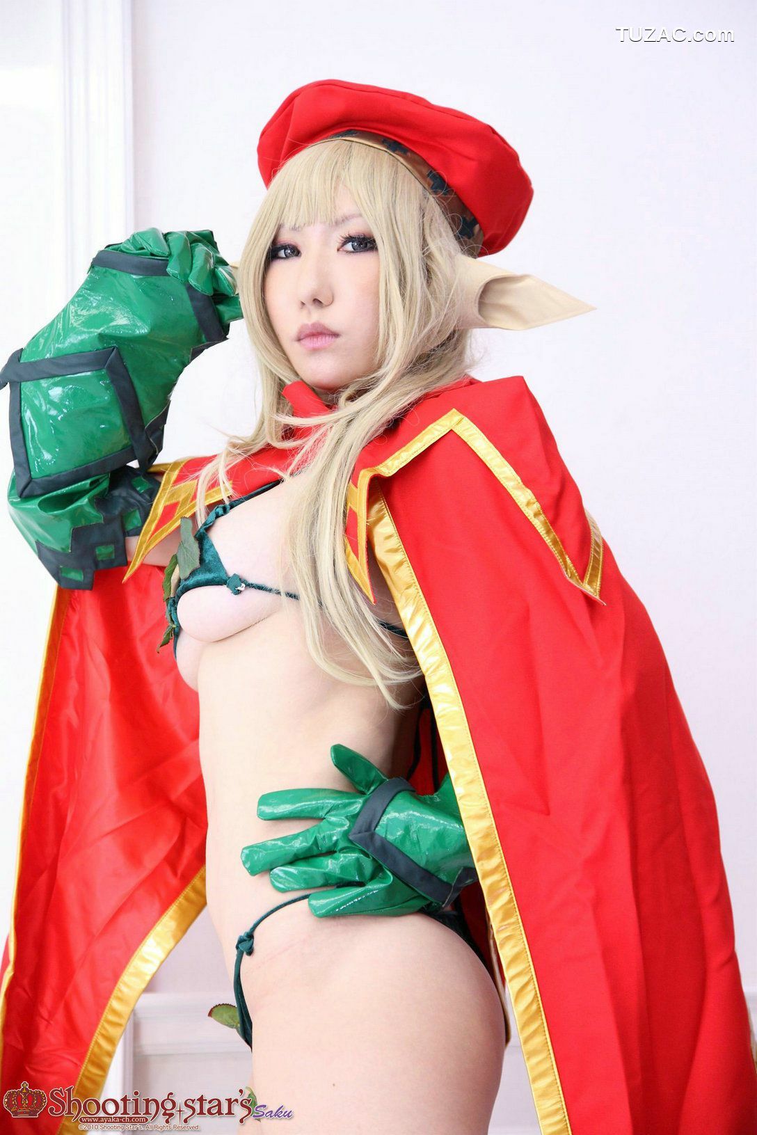 日本CosPlay_绫香サク (Saku Ayaka) 《クイーンズブレイドQueen's Blade》アイリ & Alleyne 写真集