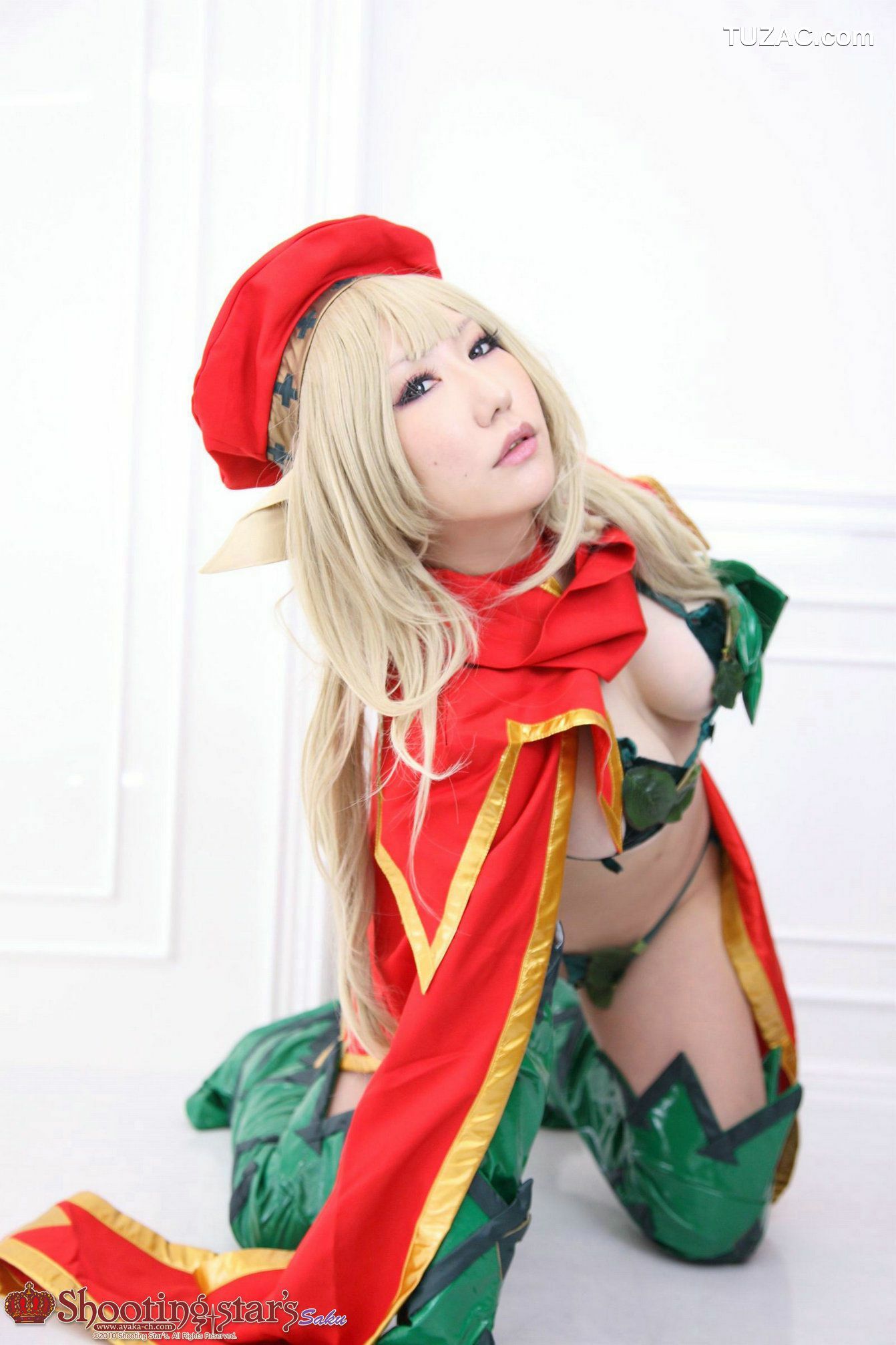 日本CosPlay_绫香サク (Saku Ayaka) 《クイーンズブレイドQueen's Blade》アイリ & Alleyne 写真集