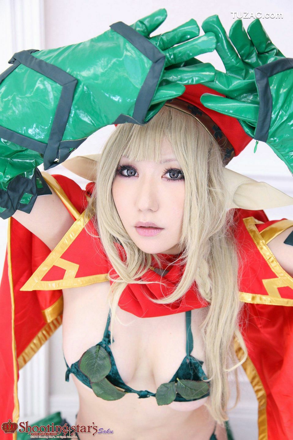 日本CosPlay_绫香サク (Saku Ayaka) 《クイーンズブレイドQueen's Blade》アイリ & Alleyne 写真集