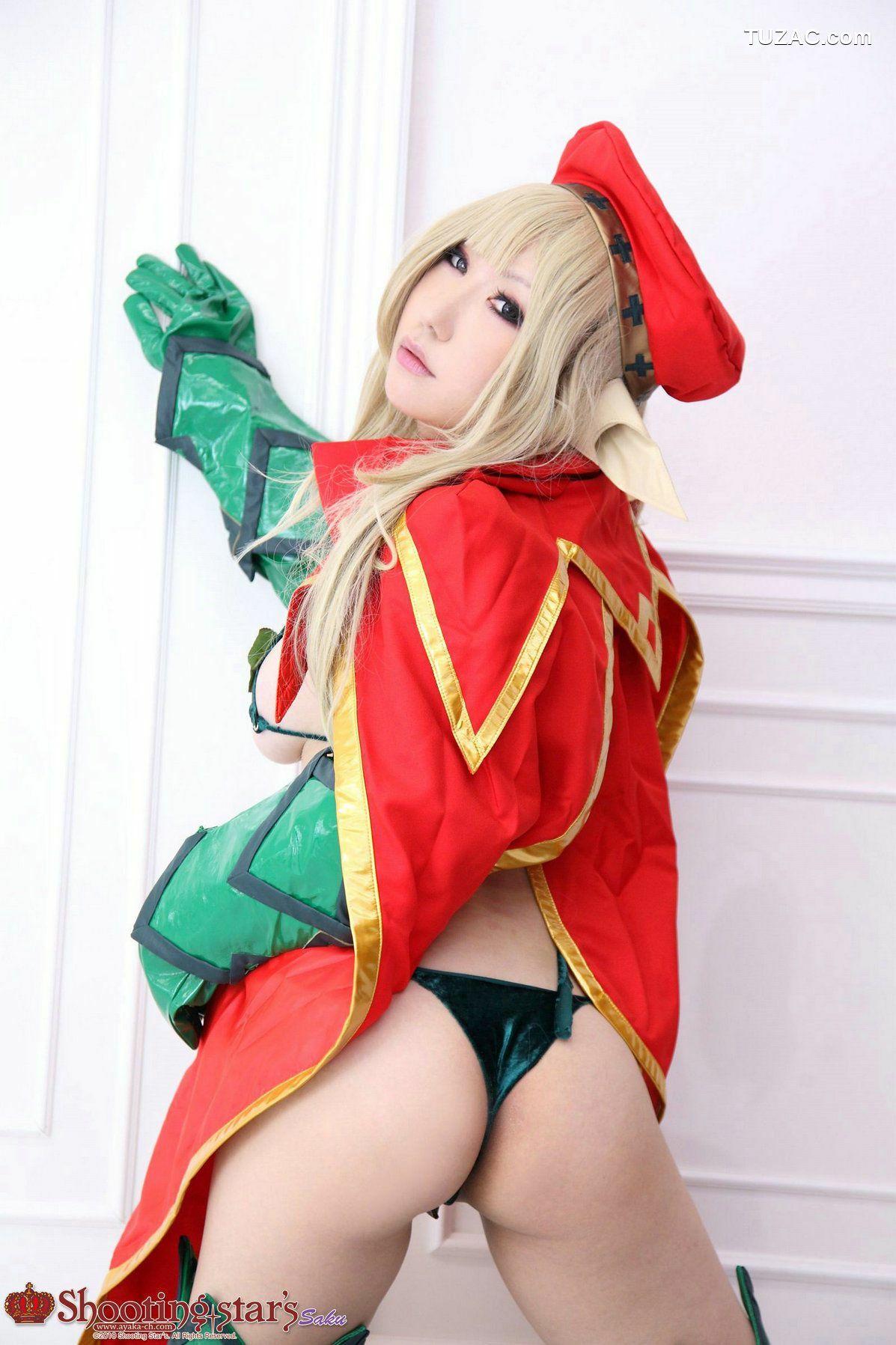 日本CosPlay_绫香サク (Saku Ayaka) 《クイーンズブレイドQueen's Blade》アイリ & Alleyne 写真集