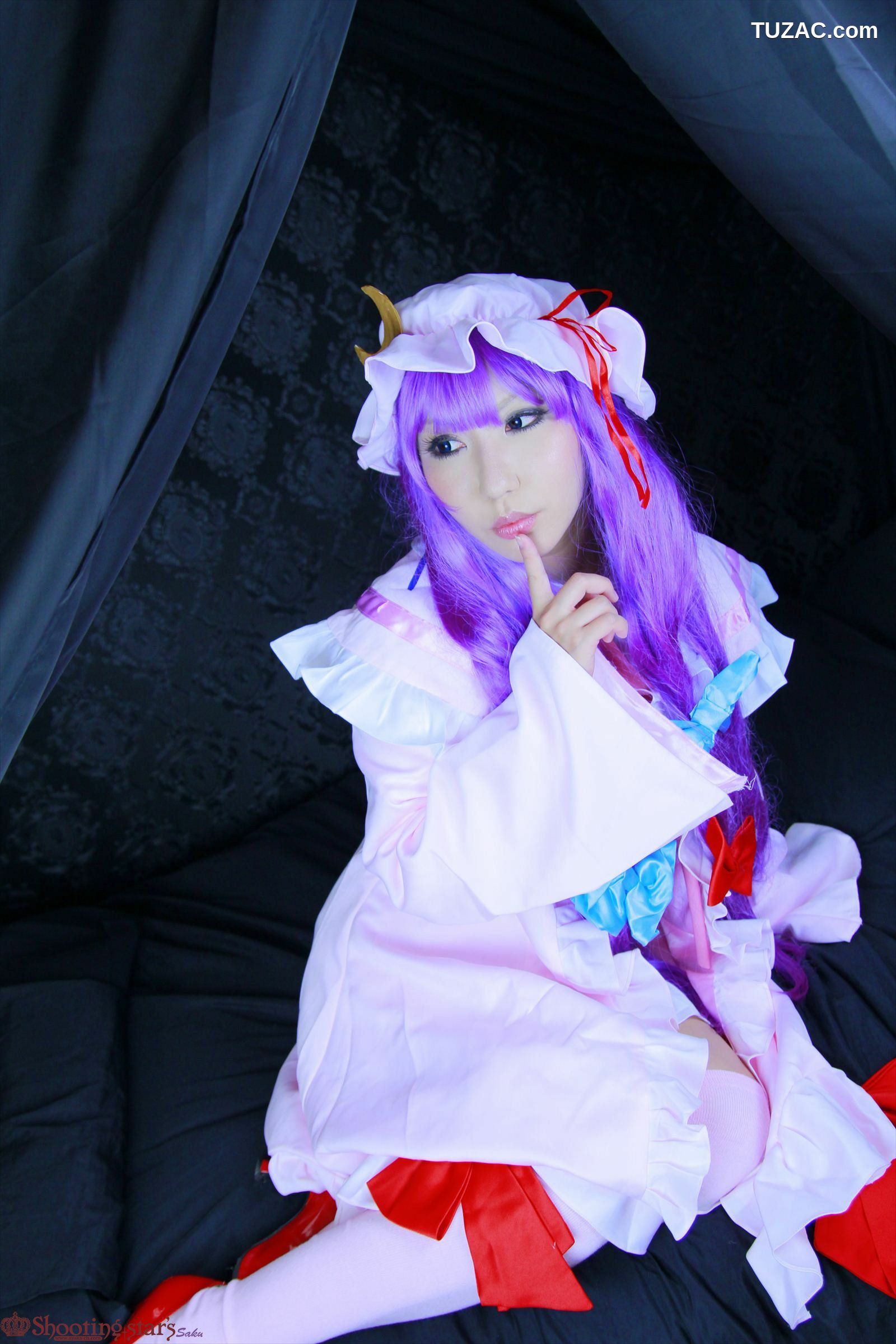 日本CosPlay_绫香サク (サク綾香 Saku Ayaka) 《東方Project》Patchouli Knowledge 写真集[100P]