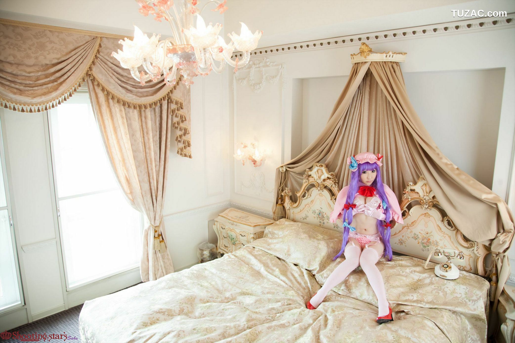 日本CosPlay_绫香サク (サク綾香 Saku Ayaka) 《東方Project》Patchouli Knowledge 写真集[100P]