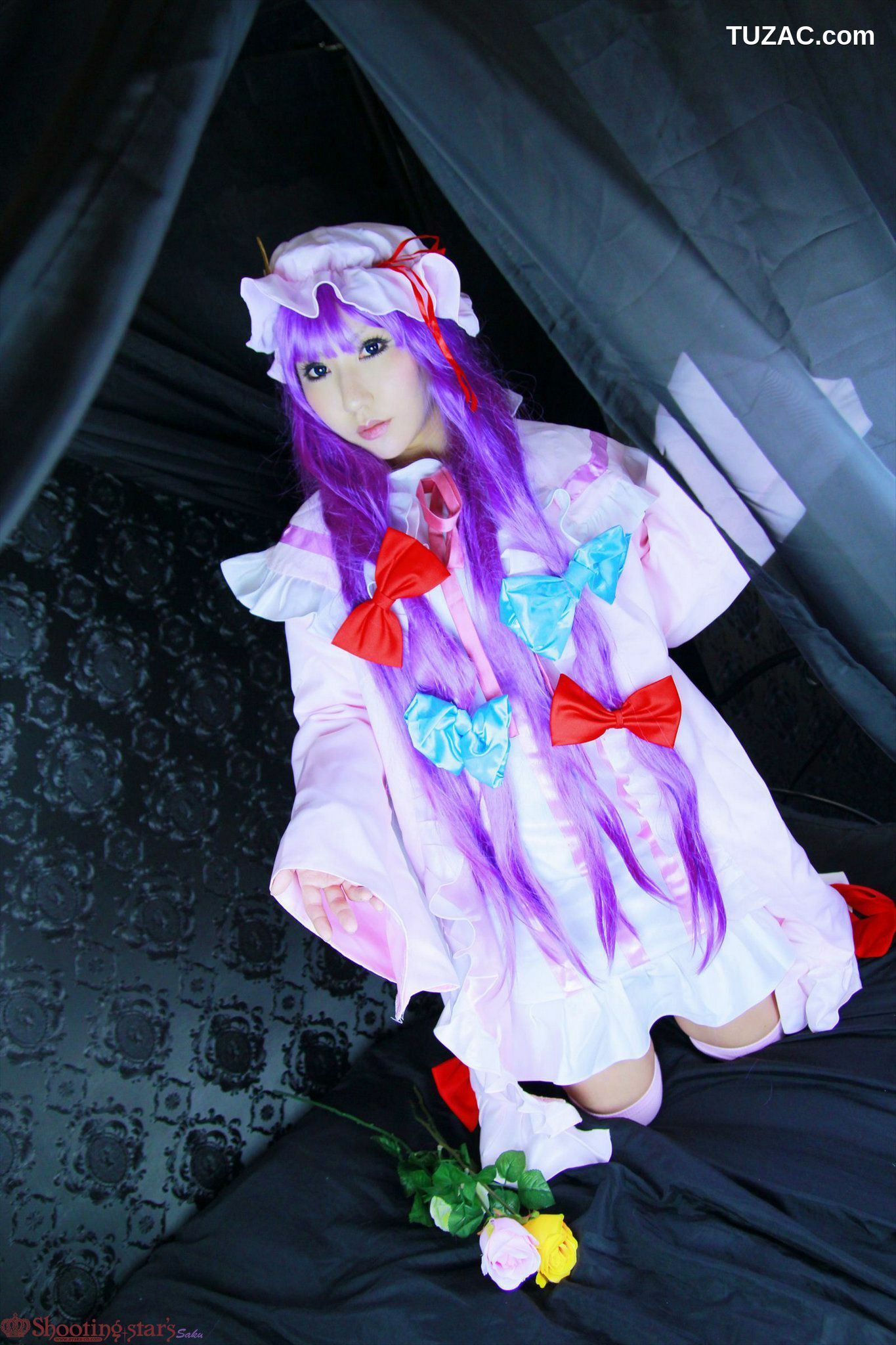 日本CosPlay_绫香サク (サク綾香 Saku Ayaka) 《東方Project》Patchouli Knowledge 写真集[100P]