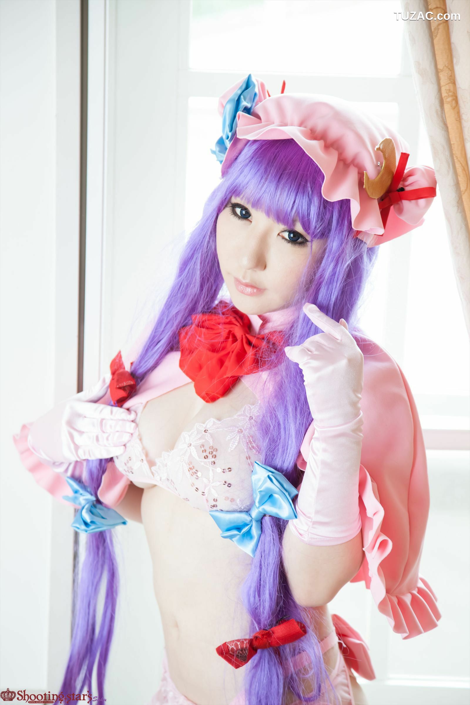日本CosPlay_绫香サク (サク綾香 Saku Ayaka) 《東方Project》Patchouli Knowledge 写真集[100P]
