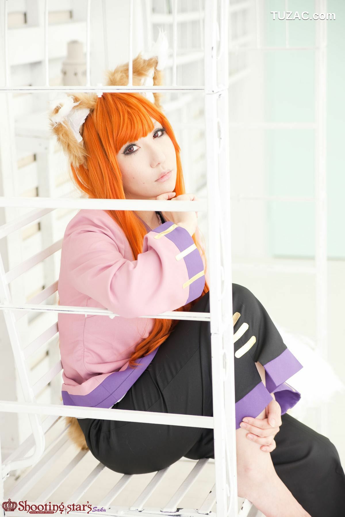 日本CosPlay_绫香サク (サク綾香 Saku Ayaka) 《狼与香辛料》赫萝 写真集
