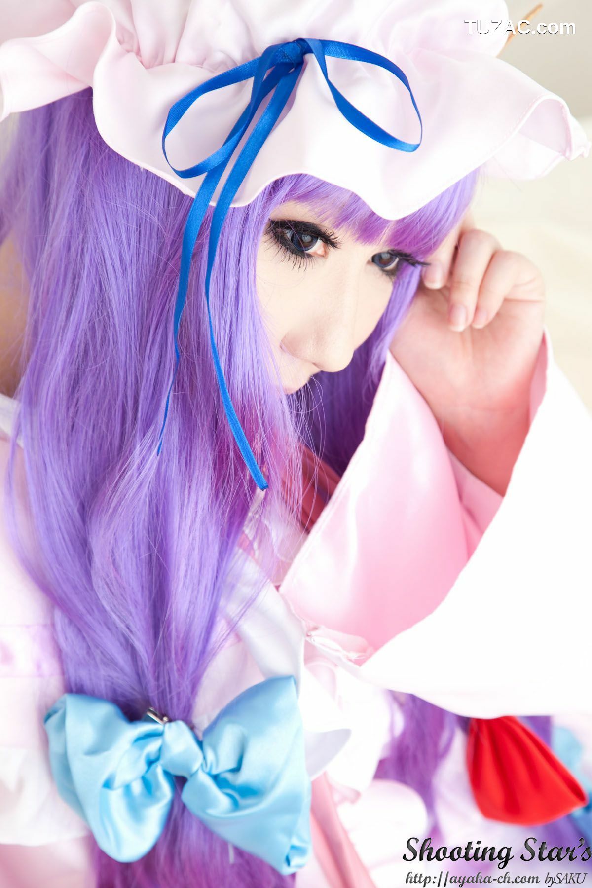 日本CosPlay_绫香サク (サク綾香 Saku Ayaka)《東方Project》Izayoi Sakuya + Patchouli Knowledge 写真集[120P]