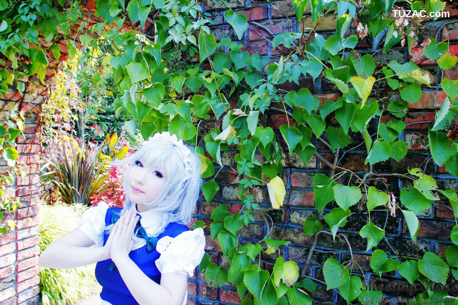 日本CosPlay_绫香サク (サク綾香 Saku Ayaka)《東方Project》Izayoi Sakuya + Patchouli Knowledge 写真集[120P]