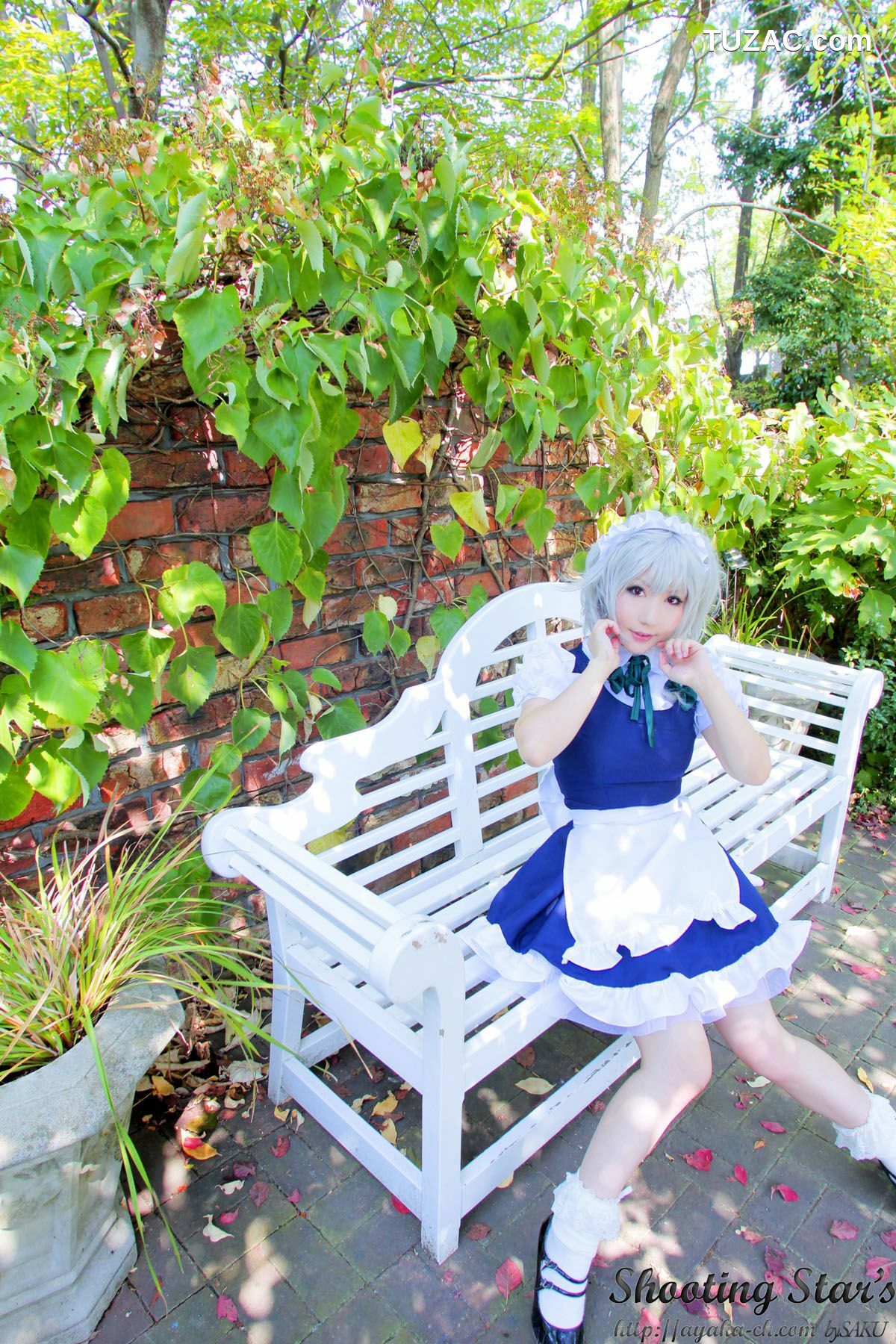 日本CosPlay_绫香サク (サク綾香 Saku Ayaka)《東方Project》Izayoi Sakuya + Patchouli Knowledge 写真集[120P]