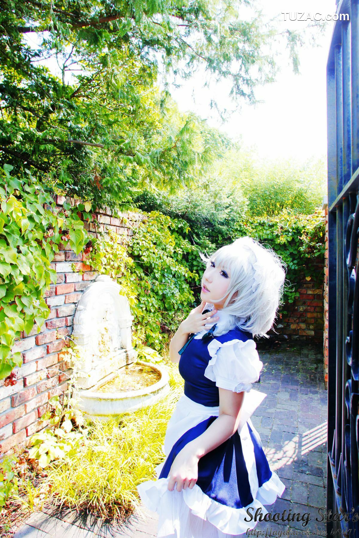日本CosPlay_绫香サク (サク綾香 Saku Ayaka)《東方Project》Izayoi Sakuya + Patchouli Knowledge 写真集[120P]