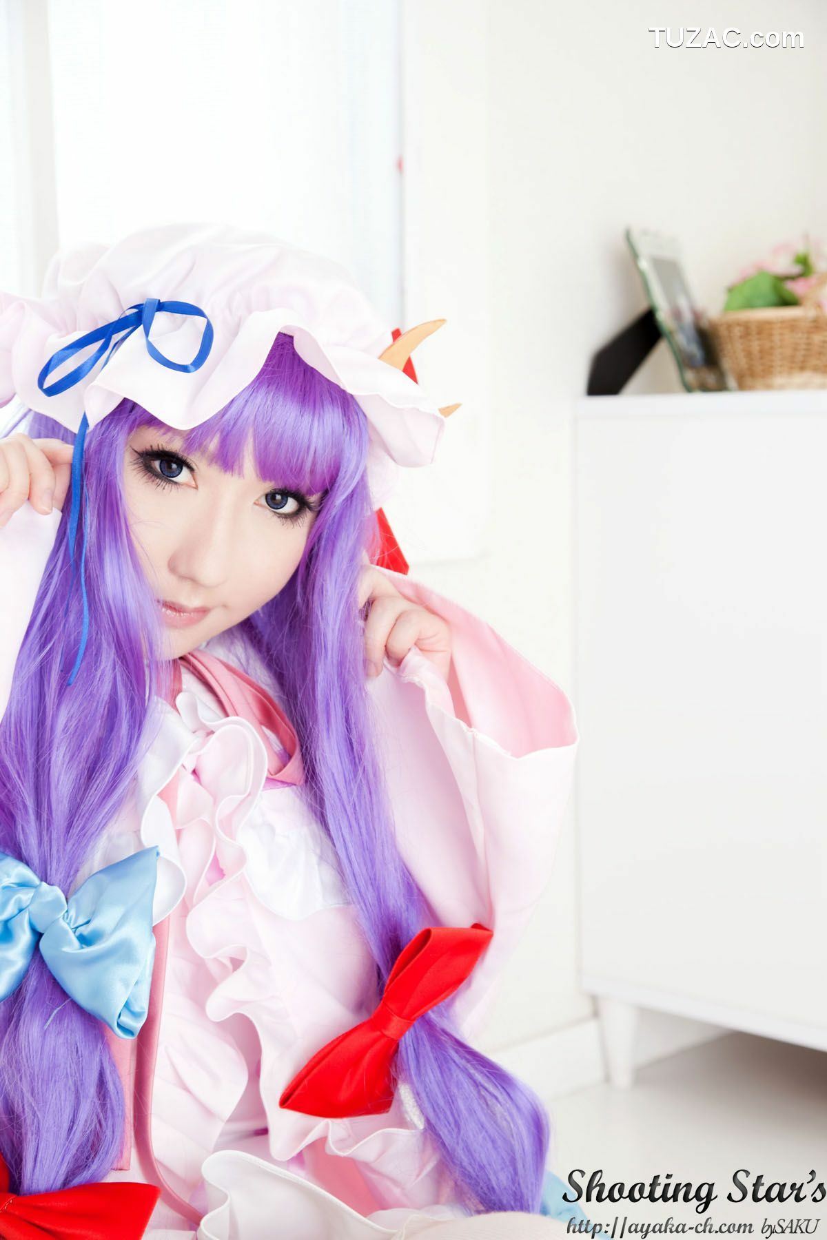 日本CosPlay_绫香サク (サク綾香 Saku Ayaka)《東方Project》Izayoi Sakuya + Patchouli Knowledge 写真集[120P]