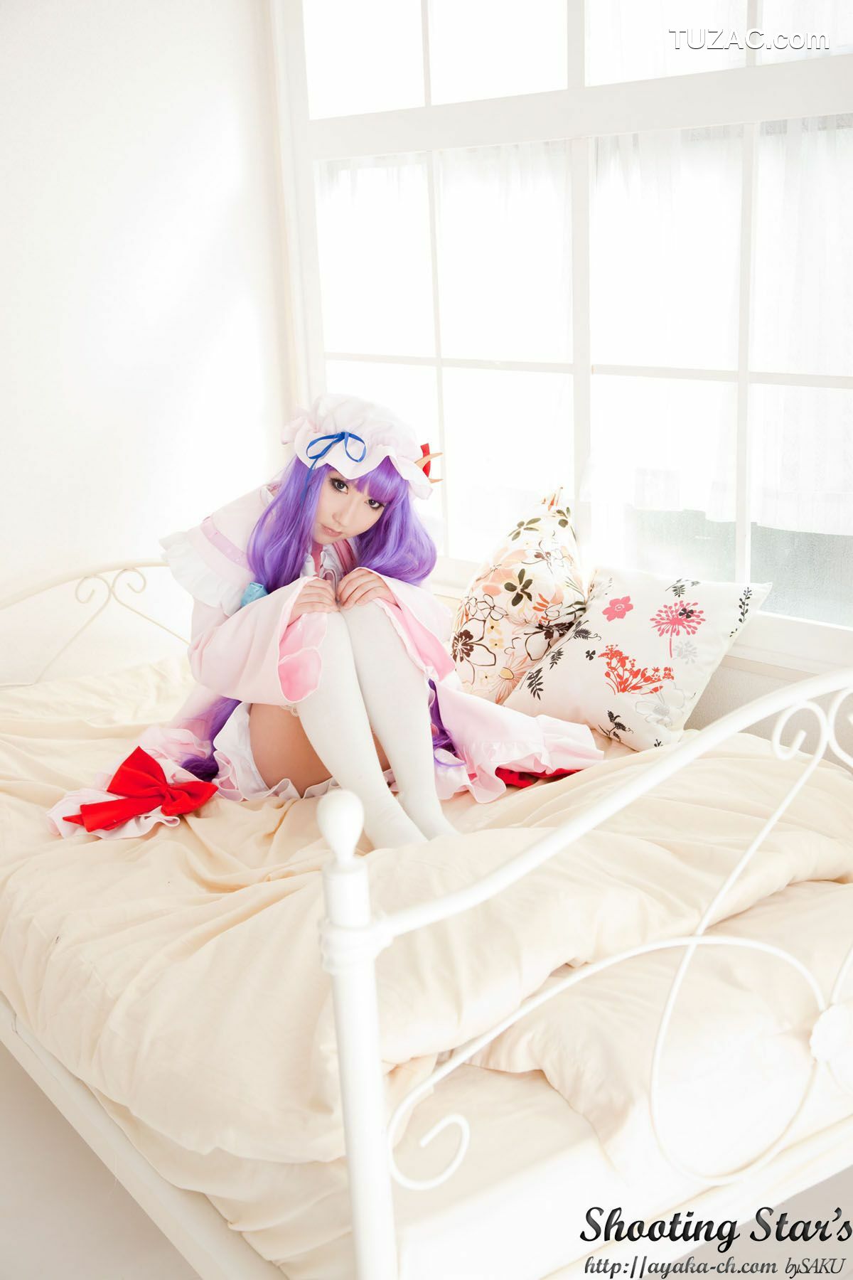 日本CosPlay_绫香サク (サク綾香 Saku Ayaka)《東方Project》Izayoi Sakuya + Patchouli Knowledge 写真集[120P]