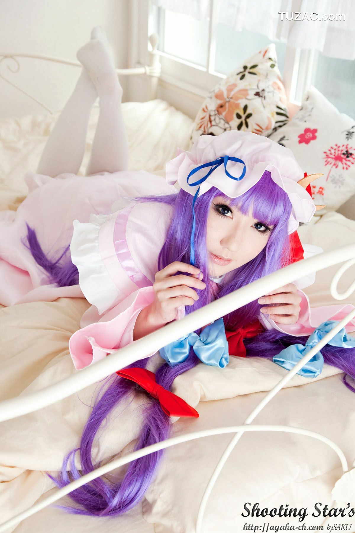 日本CosPlay_绫香サク (サク綾香 Saku Ayaka)《東方Project》Izayoi Sakuya + Patchouli Knowledge 写真集[120P]