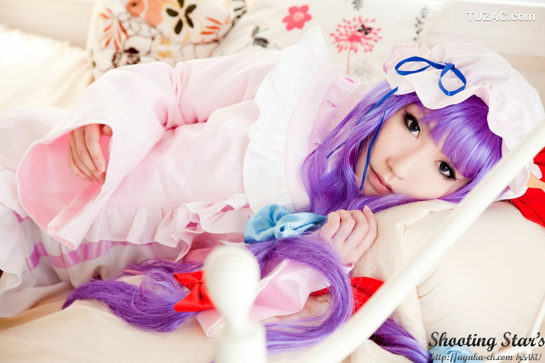 日本CosPlay_绫香サク (サク綾香 Saku Ayaka)《東方Project》Izayoi Sakuya + Patchouli Knowledge 写真集[120P]