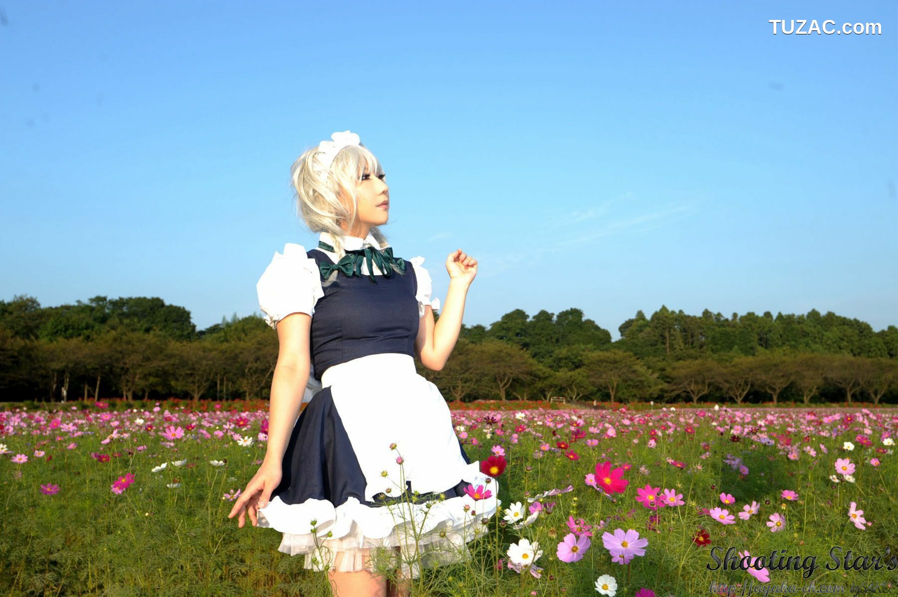 日本CosPlay_绫香サク (サク綾香 Saku Ayaka)《東方Project》Izayoi Sakuya + Patchouli Knowledge 写真集[120P]