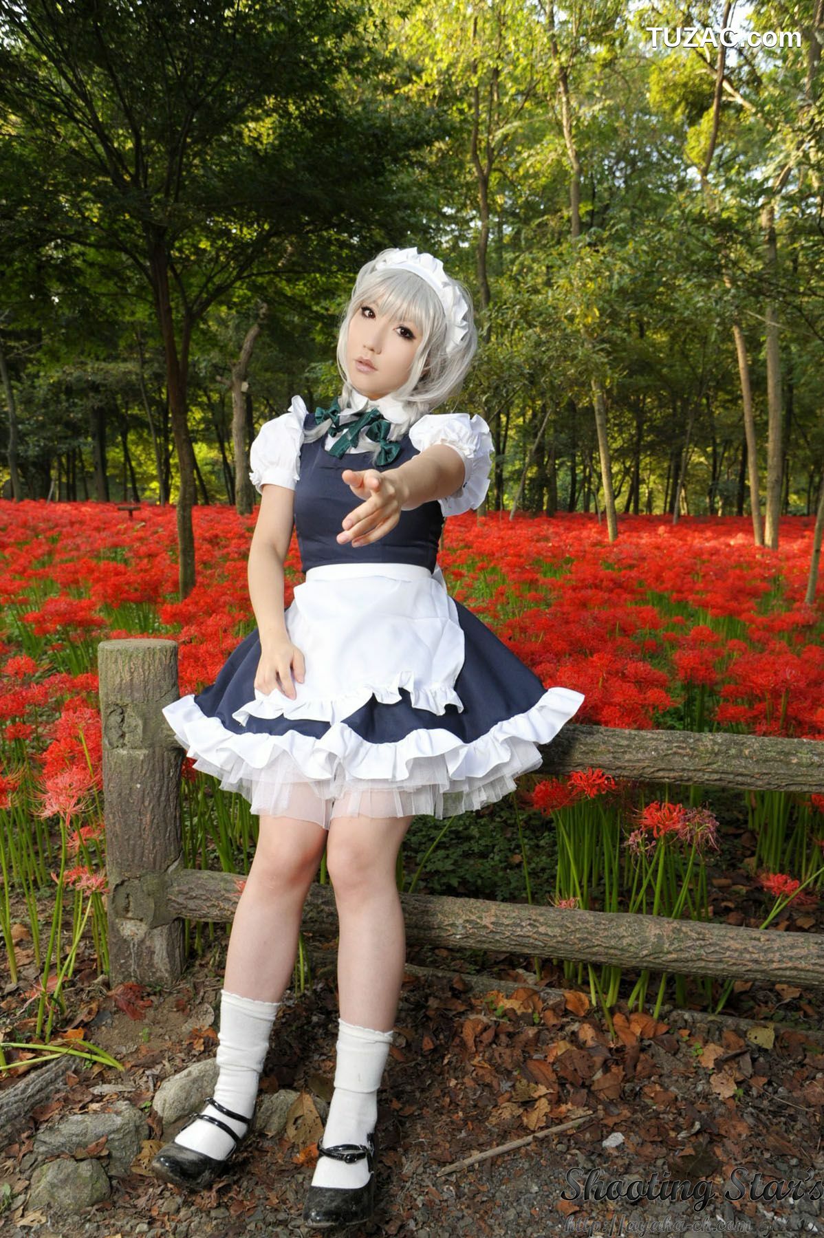日本CosPlay_绫香サク (サク綾香 Saku Ayaka)《東方Project》Izayoi Sakuya + Patchouli Knowledge 写真集[120P]